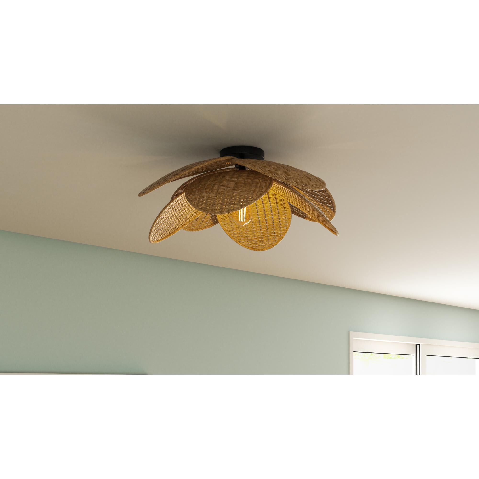 Willa 22 Inch Semi Flush Mount by Quoizel
