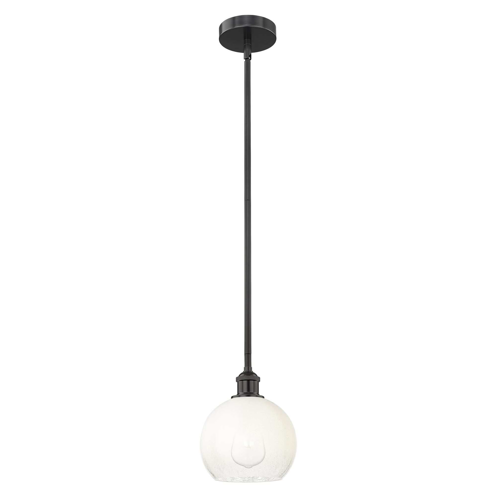 Shown in Matte Black finish and Opal glass