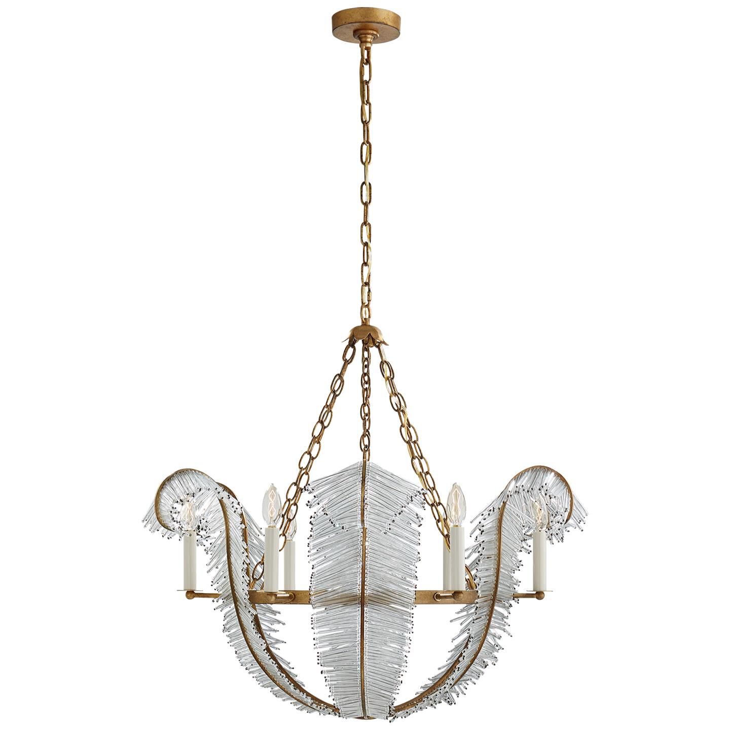 Niermann Weeks Calais 34 Inch 6 Light Chandelier by Visual Comfort Signature Collection