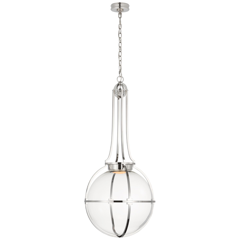 Visual Comfort Signature Collection Chapman & Myers Gracie 19 Inch LED Large Pendant