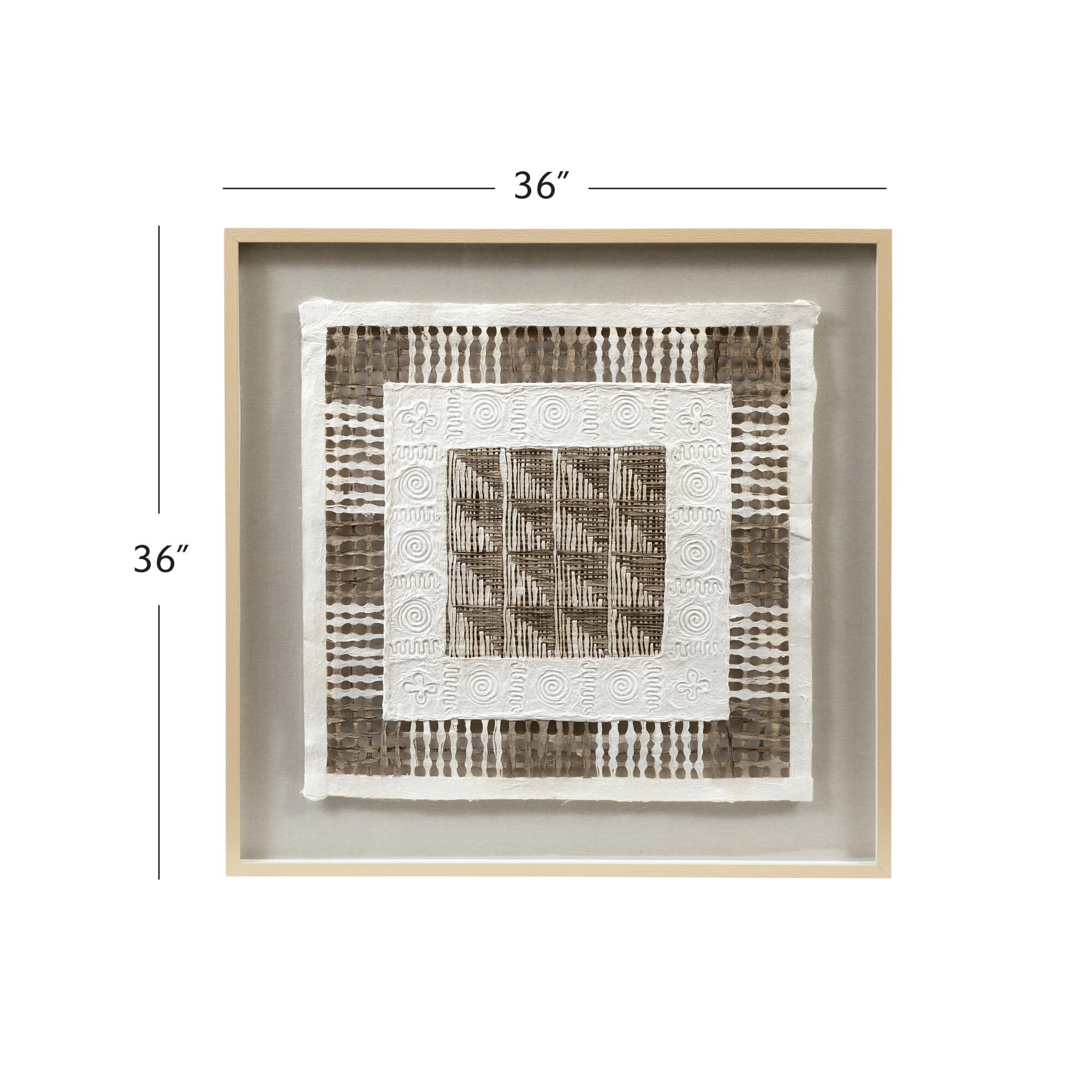 Taughtrope 36 Inch Alternative Wall Art By Bassett Mirror Company