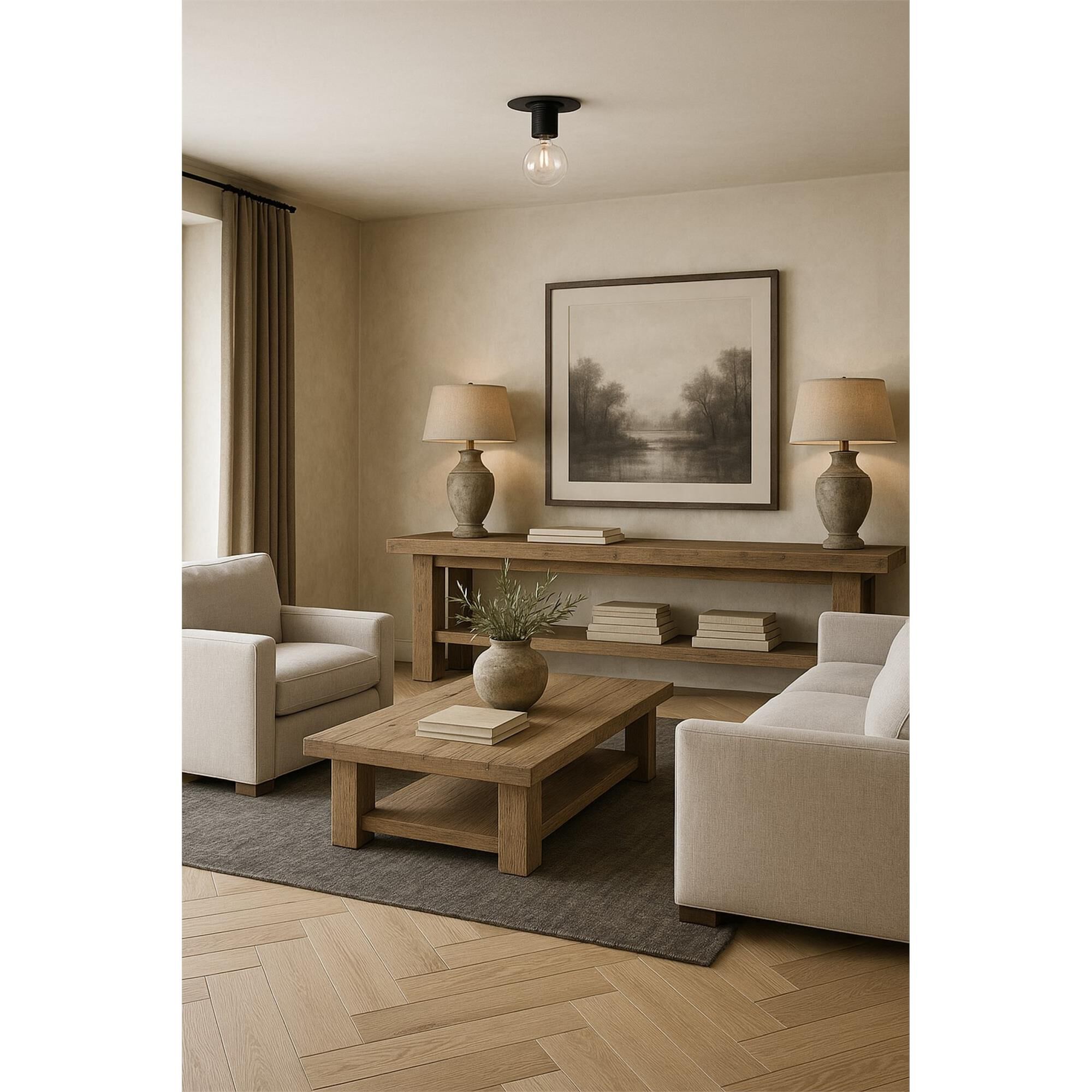 Roswell 8 Inch Flush Mount by Dainolite