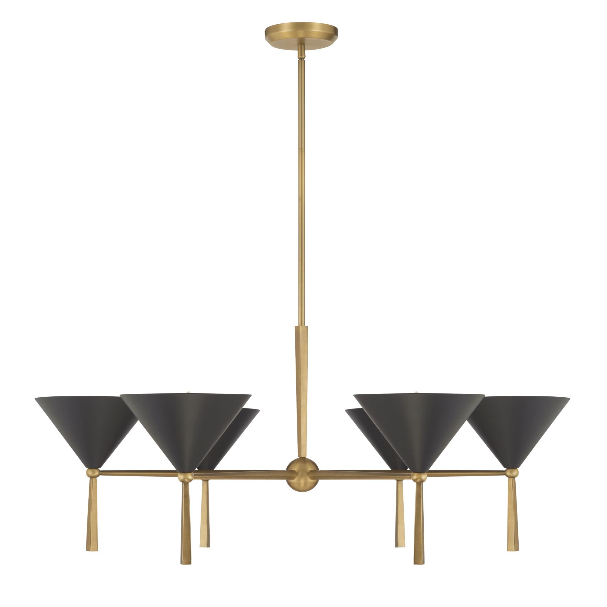 Shown in Legacy Brass and Dark Bronze finish