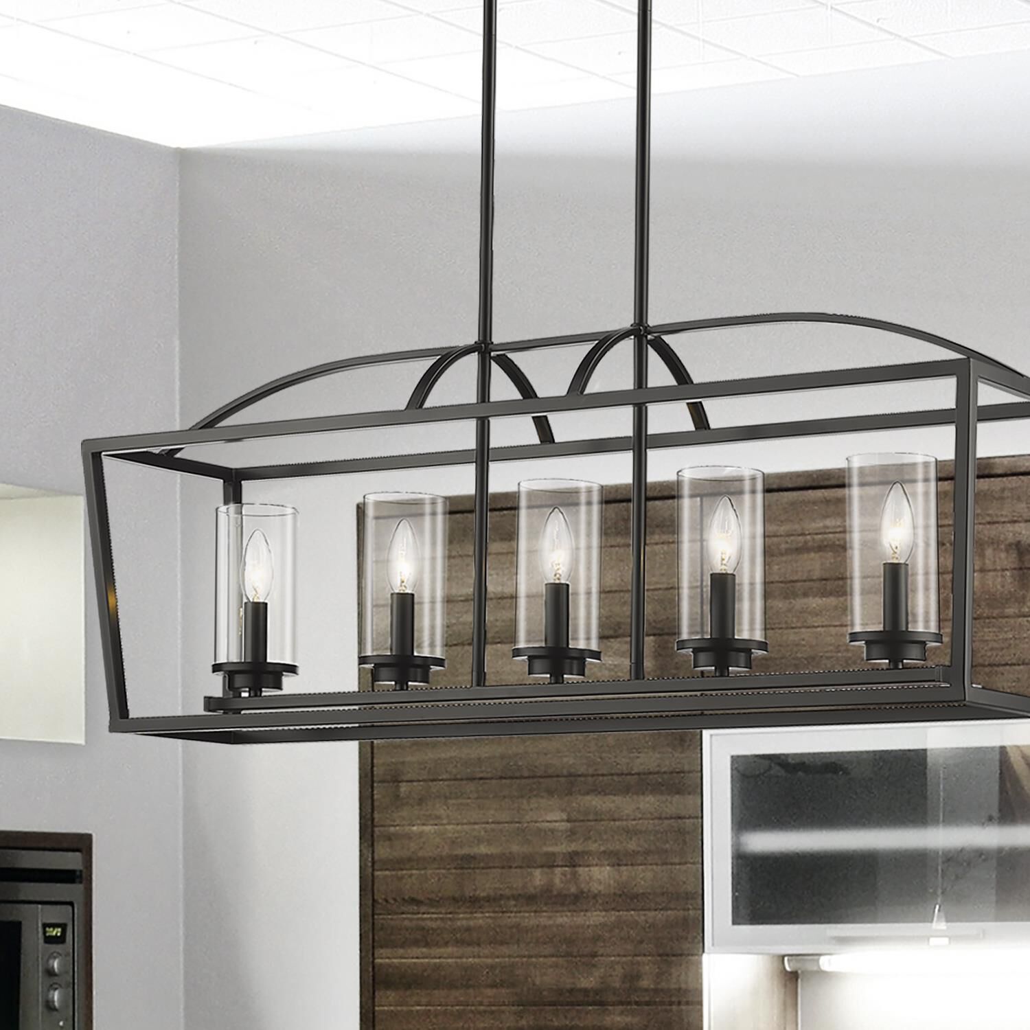 Mercer Linear Suspension Light by Golden Lighting