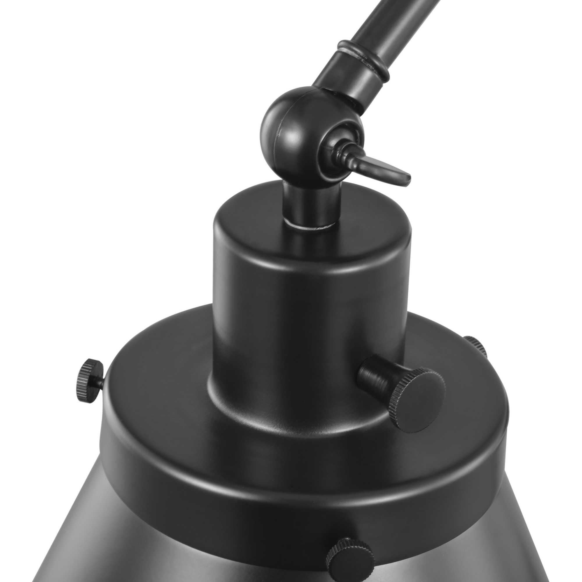 Shown in Matte Black finish and Black glass