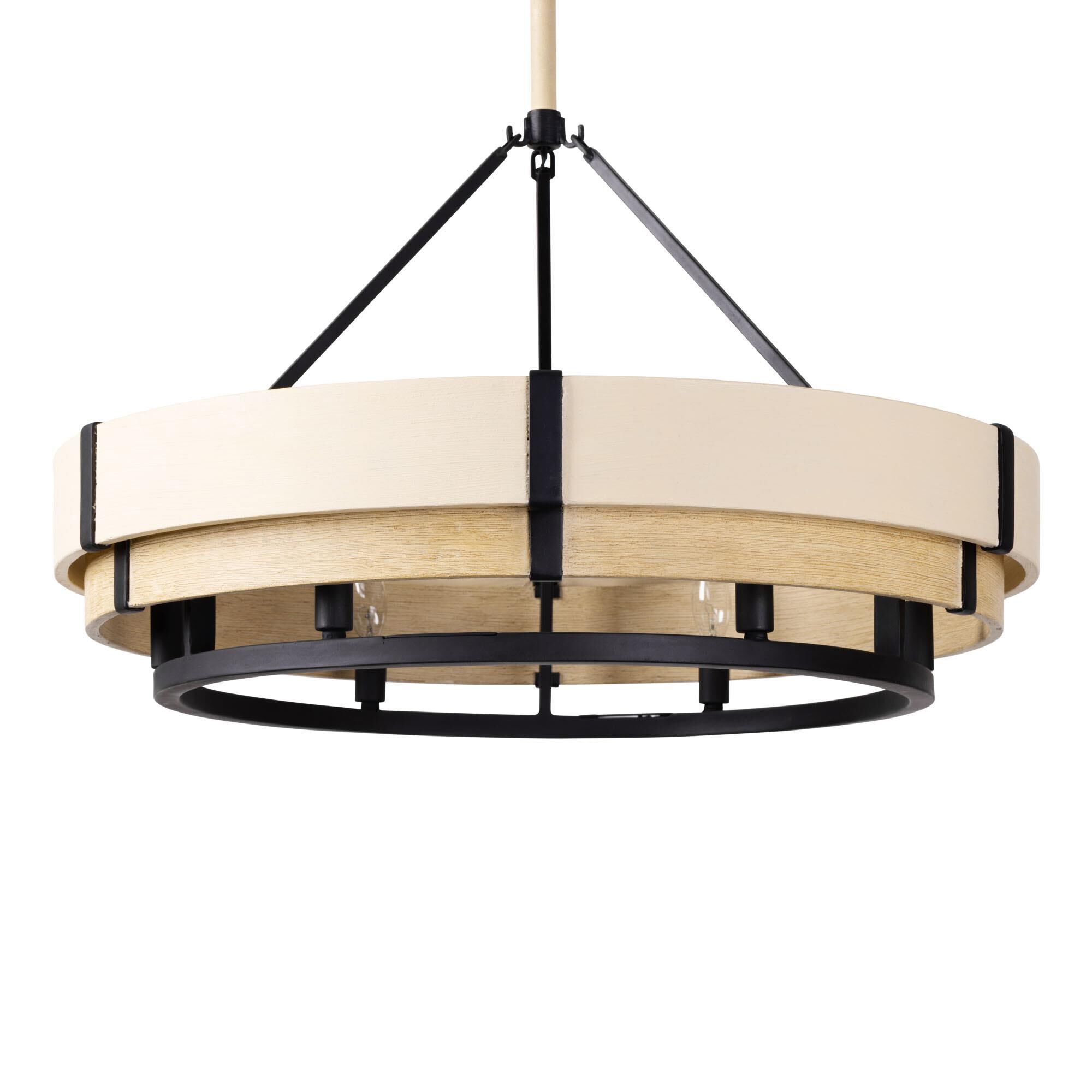 Shown in Matte Black/Honey/Medium Oak finish