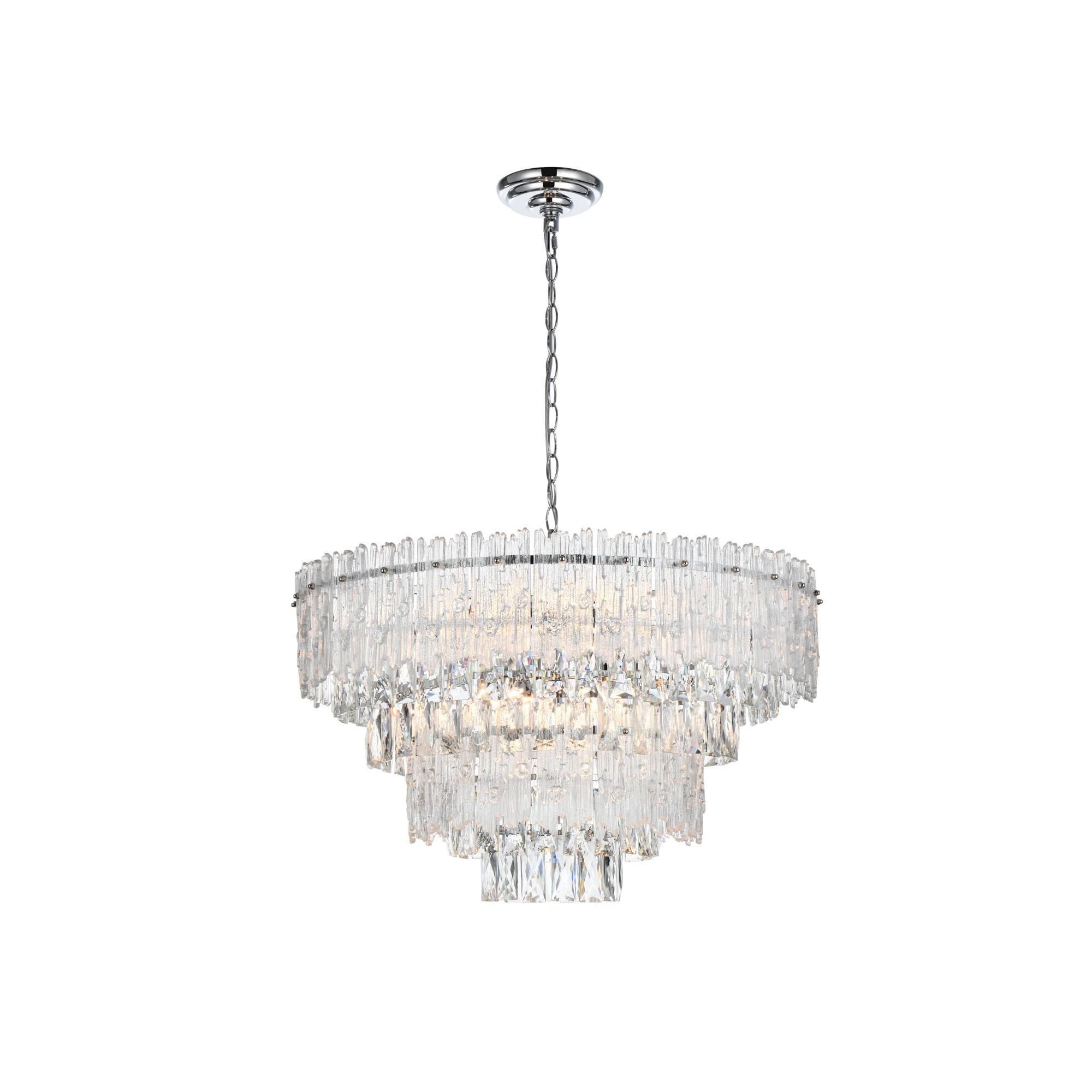 Emilia 25 Inch Chandelier by Elegant Lighting