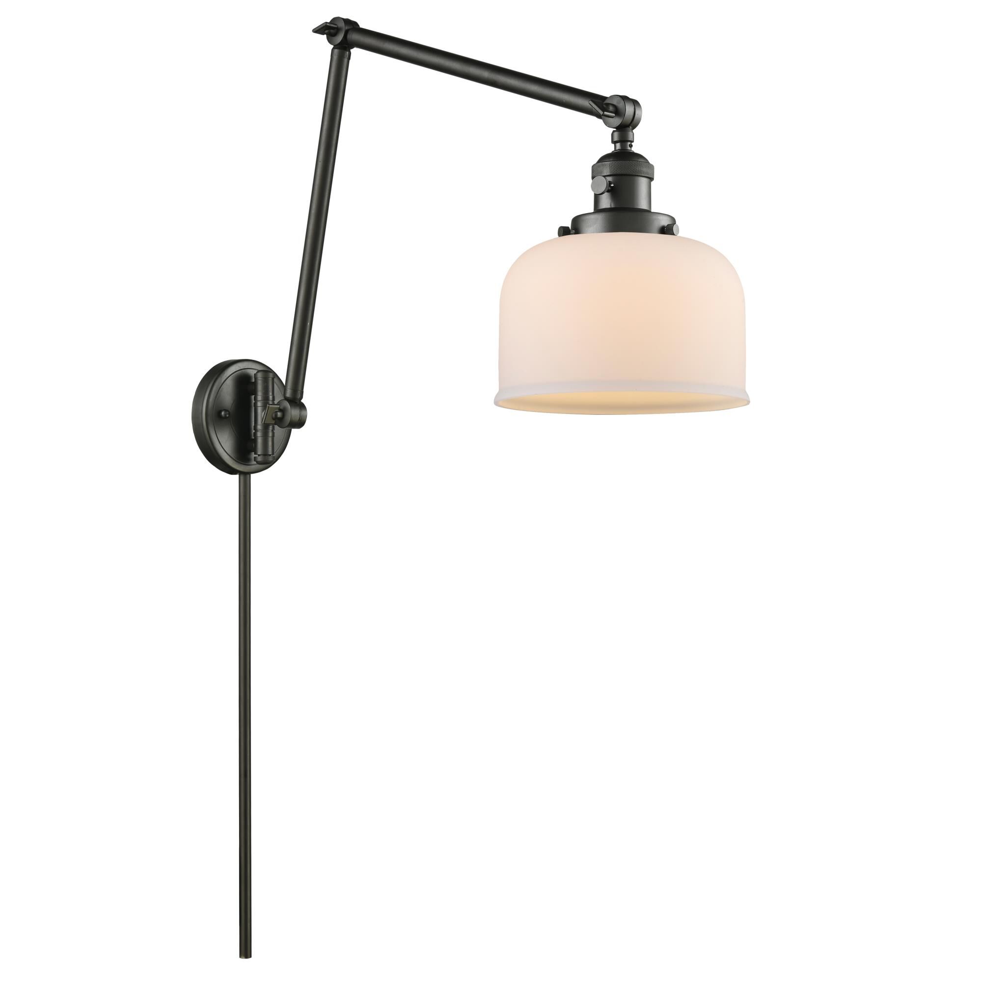 Bruno Marashlian Large Bell Wall Swing Lamp by Innovations Lighting