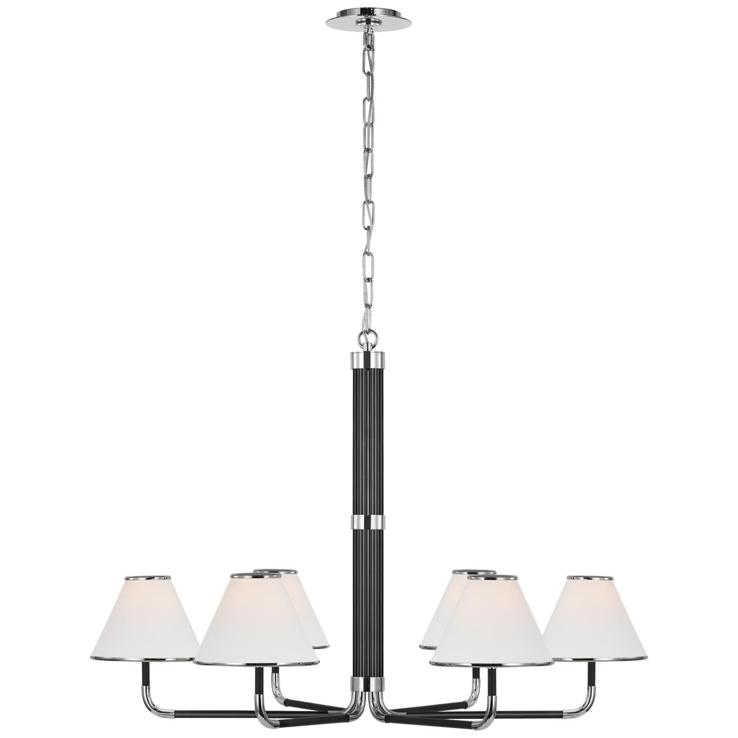 Marie Flanigan Rigby 37 Inch 6 Light LED Chandelier by Visual Comfort Signature Collection