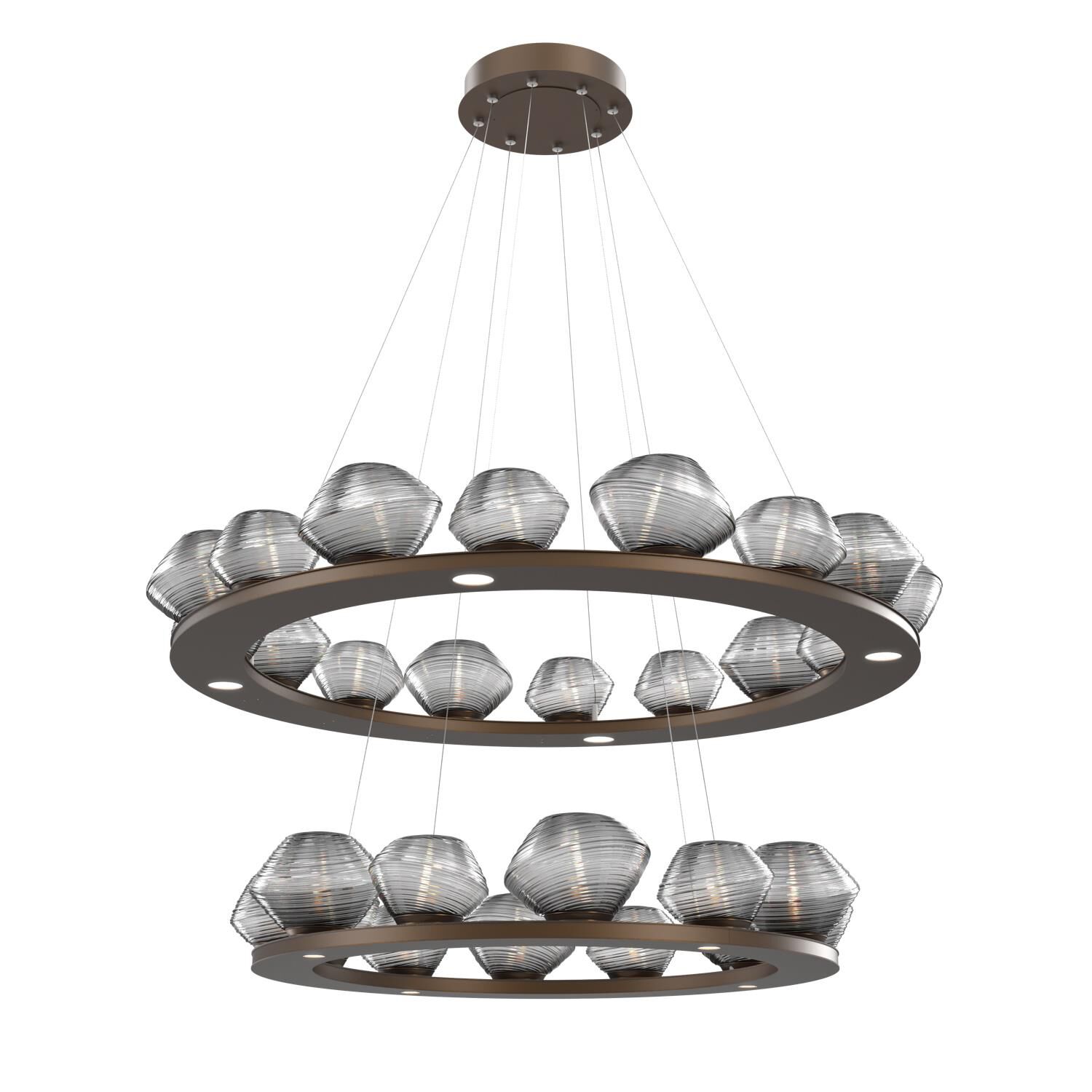Mesa 48 Inch 28 Light LED Chandelier by Hammerton Studio