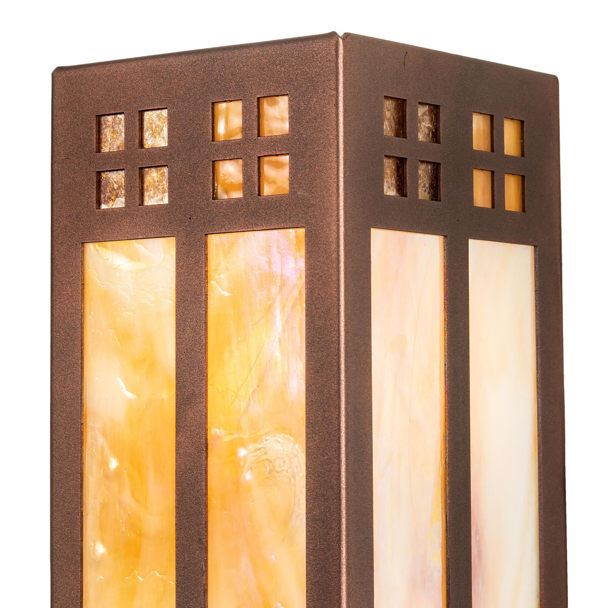 Prairie Loft 14 Inch Tall 2 Light LED Outdoor Wall Light by Meyda Lighting