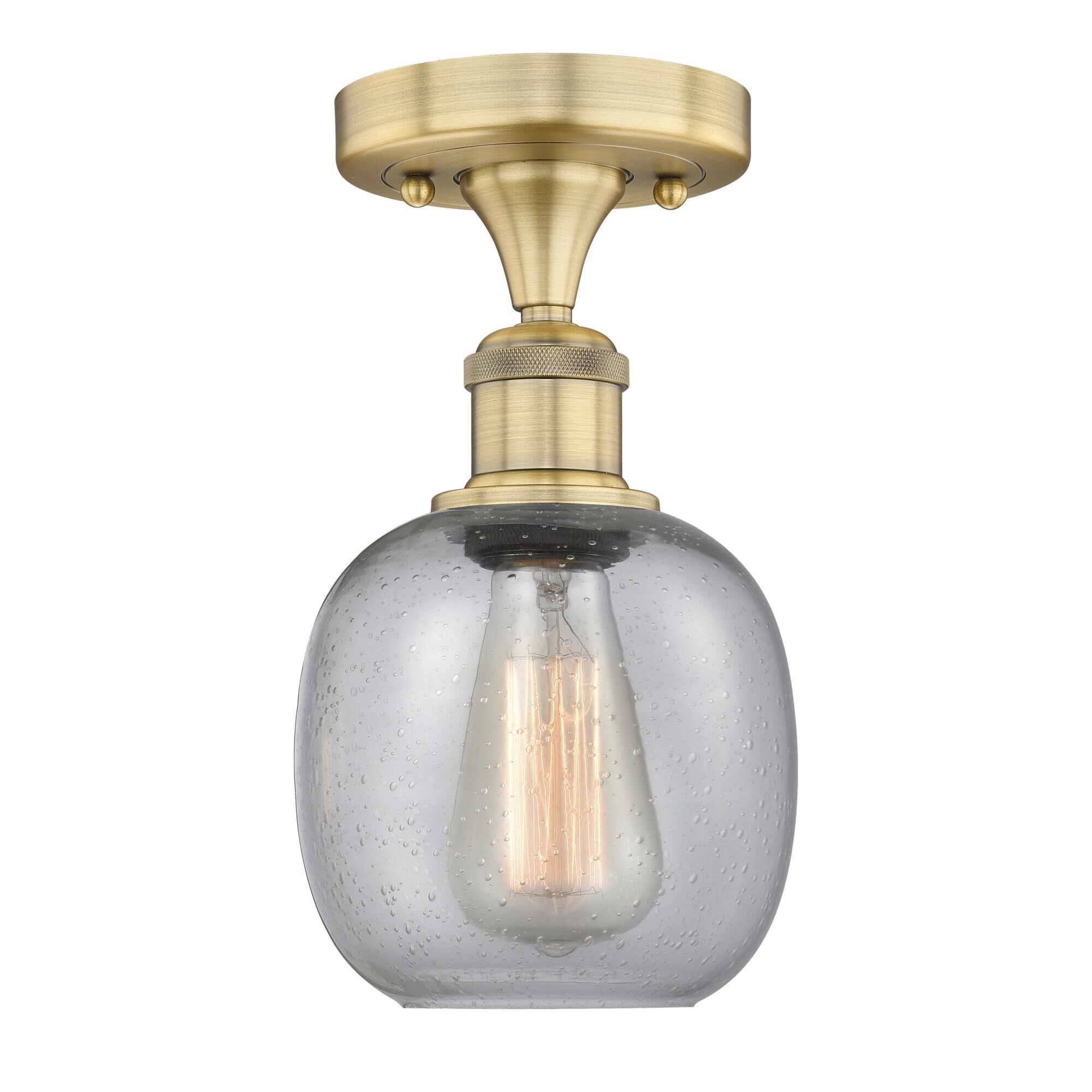 Bruno Marashlian Belfast 6 Inch 1 Light Semi Flush Mount by Innovations Lighting