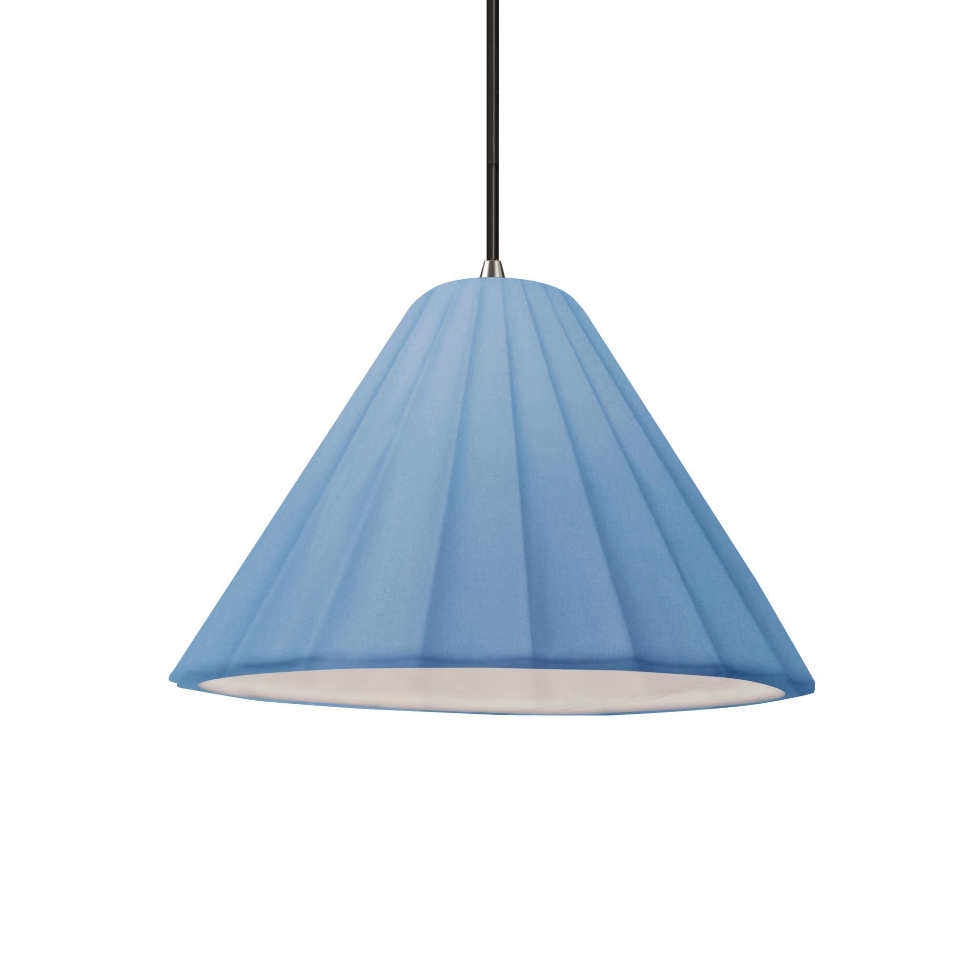 Fluted 11 Inch Mini Pendant by Justice Design Group
