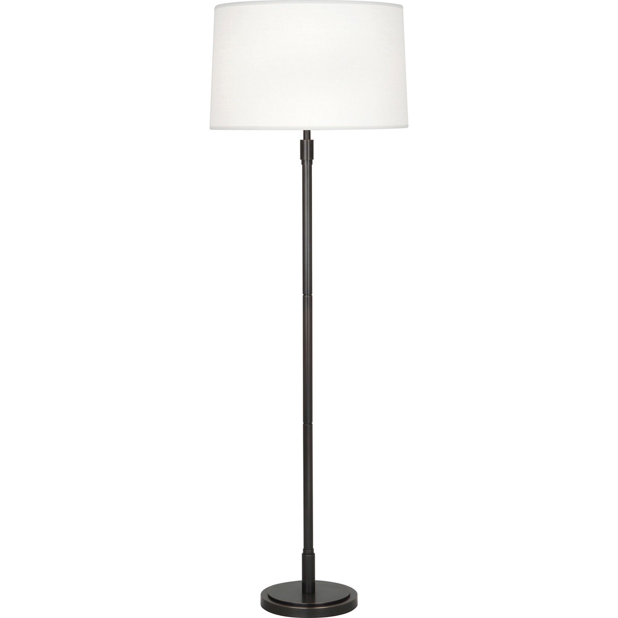 Shown in Deep Patina Bronze  finish and Oyster Linen shade