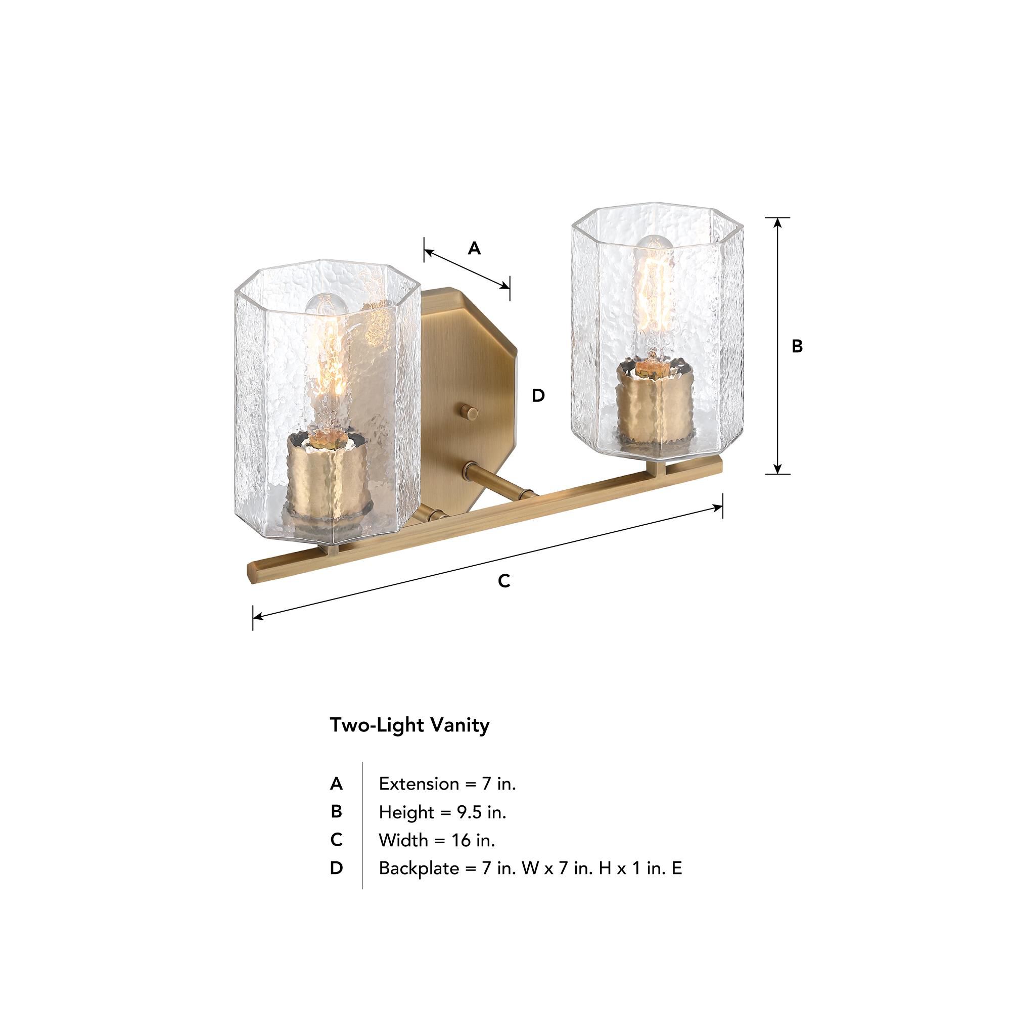 Haven 16 Inch Bath Vanity Light by Designers Fountain
