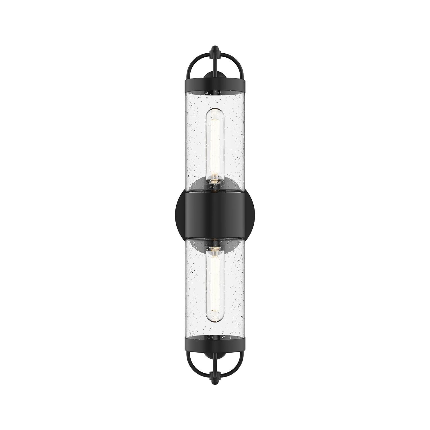 Lancaster 21 Inch Tall 2 Light Outdoor Wall Light by Alora Mood