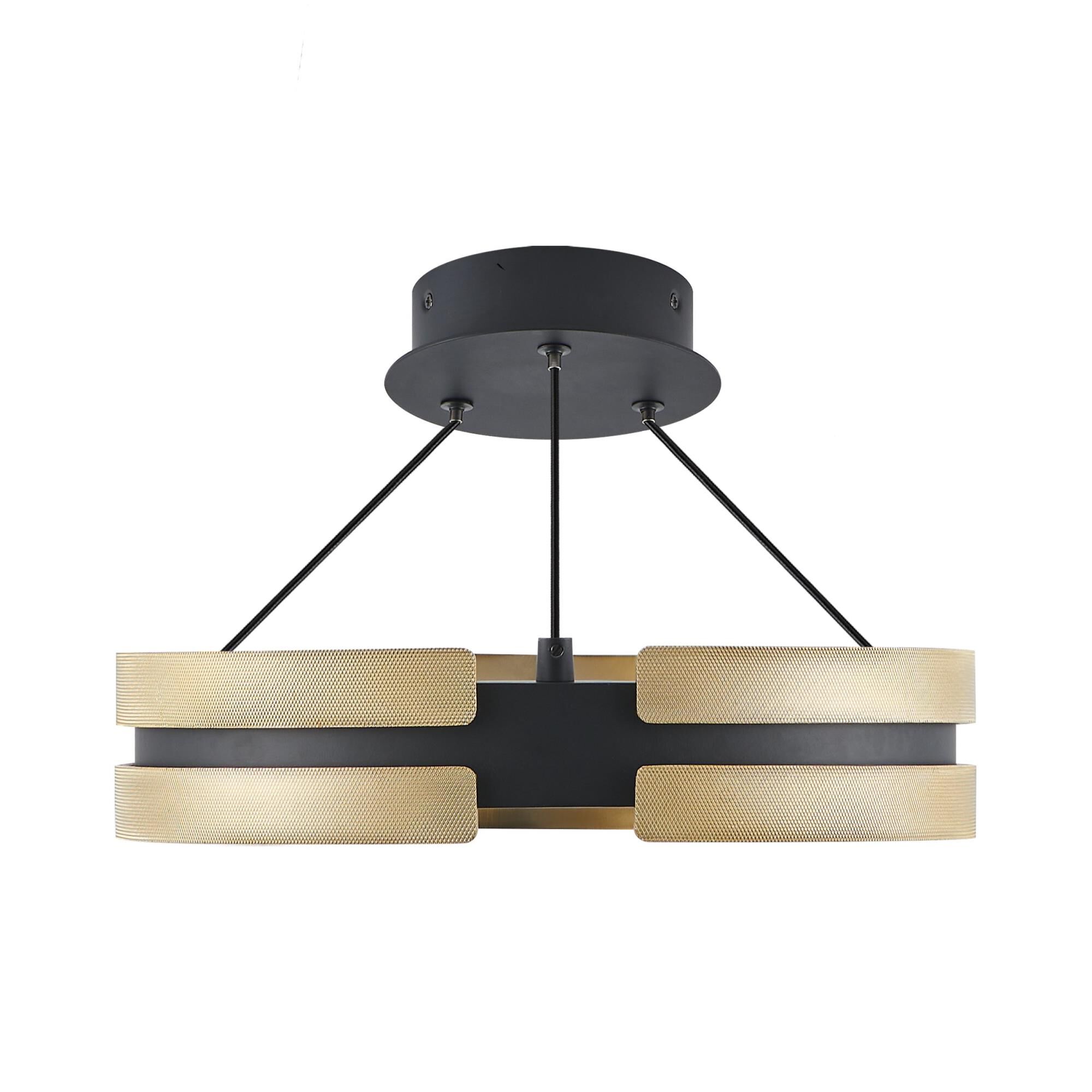 Shown in Matte Black finish and White shade