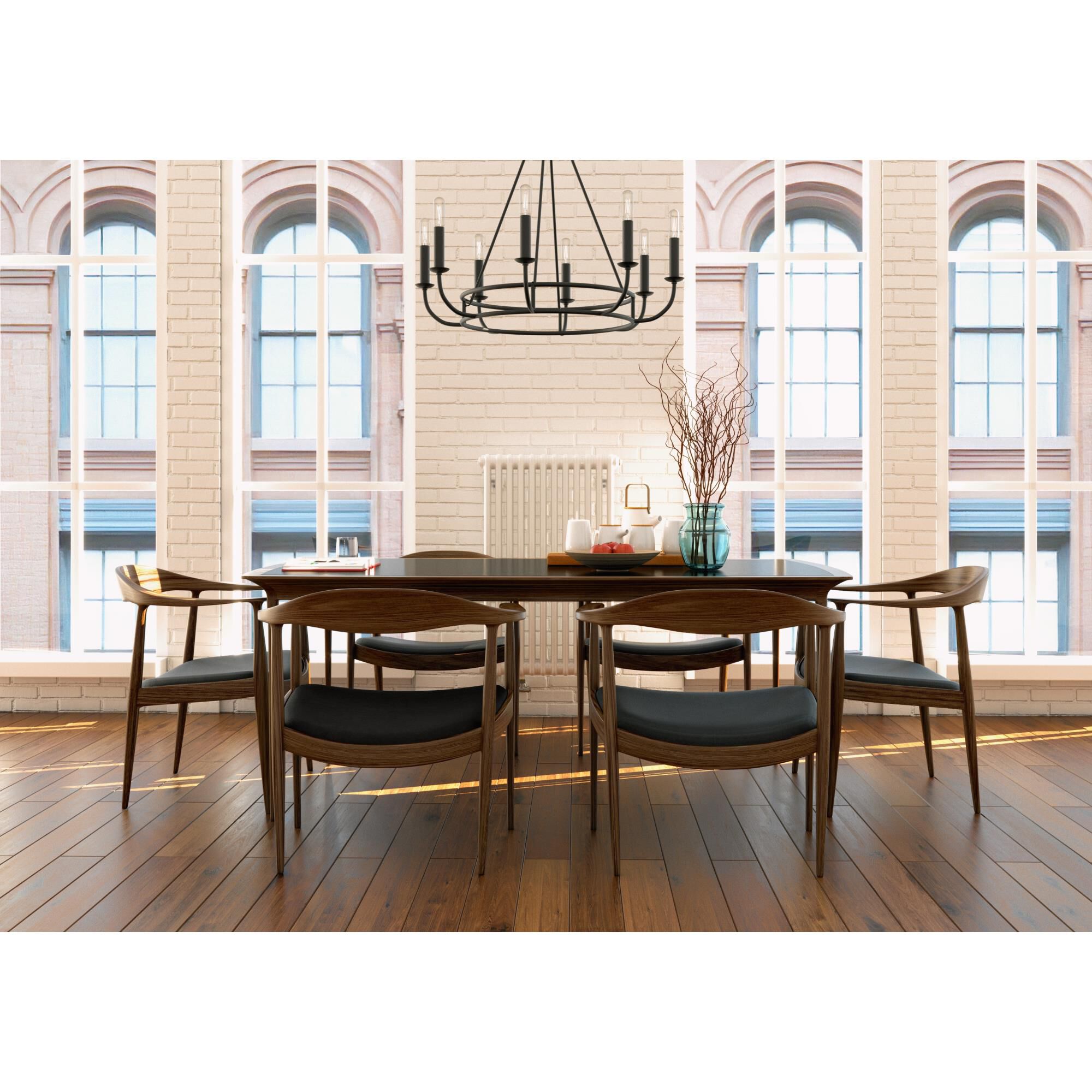 Bailey 28 Inch 8 Light Chandelier by Crystorama