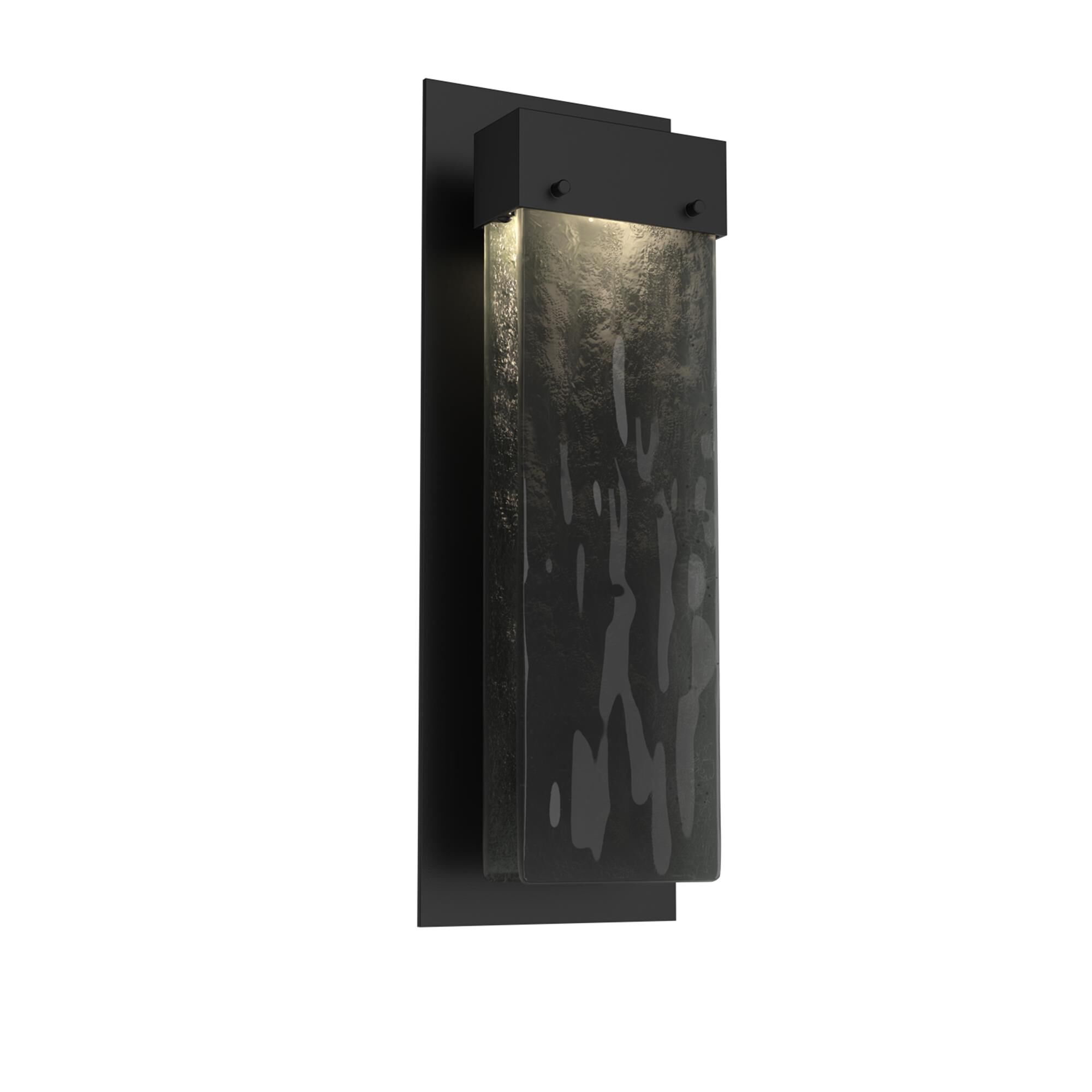 Shown in Matte Black finish and Smoke Granite glass