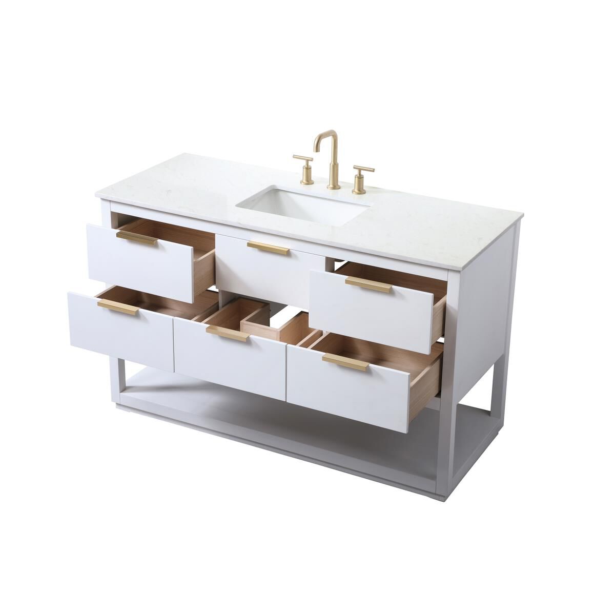 Shown in White finish