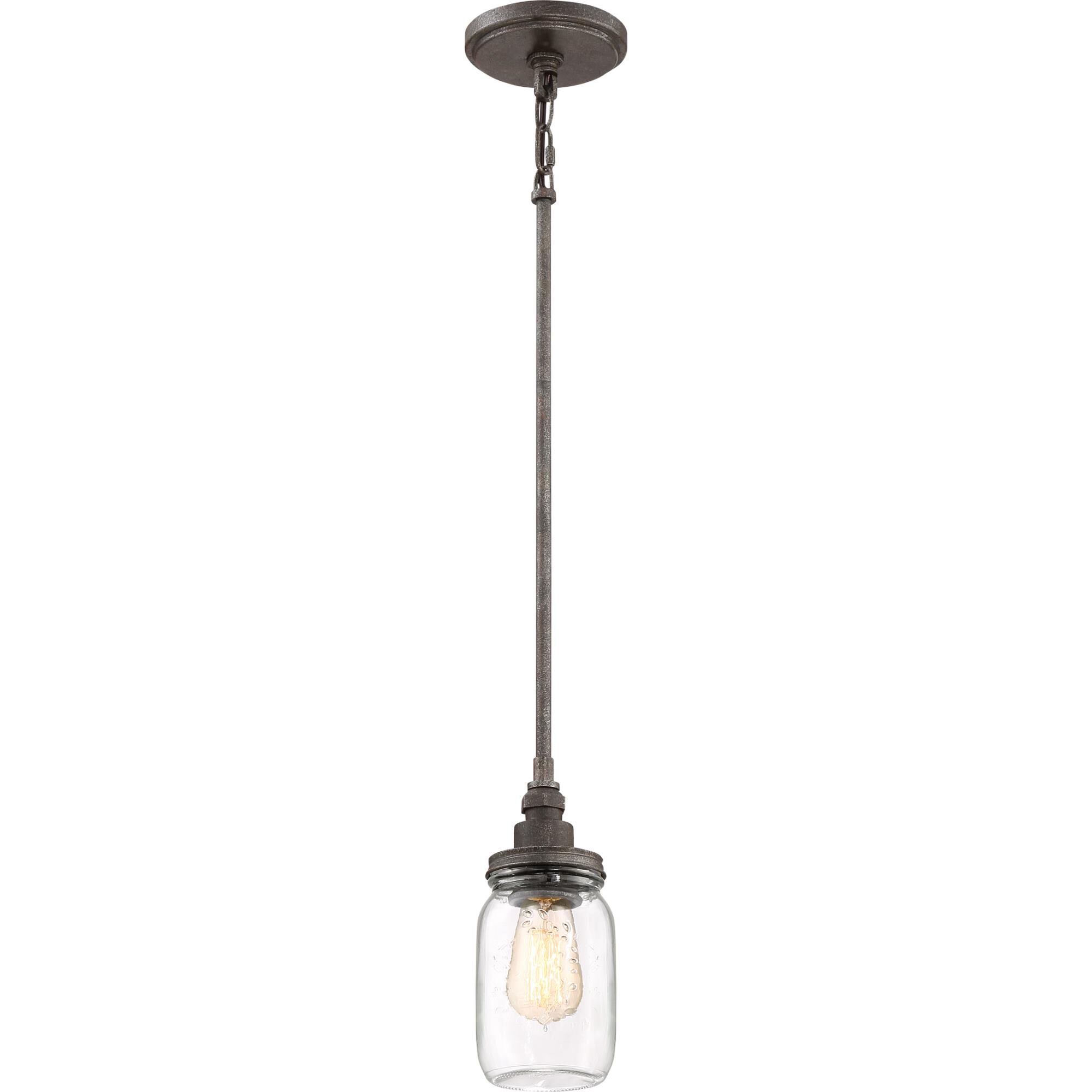 Squire 4 Inch Mini Pendant by Quoizel