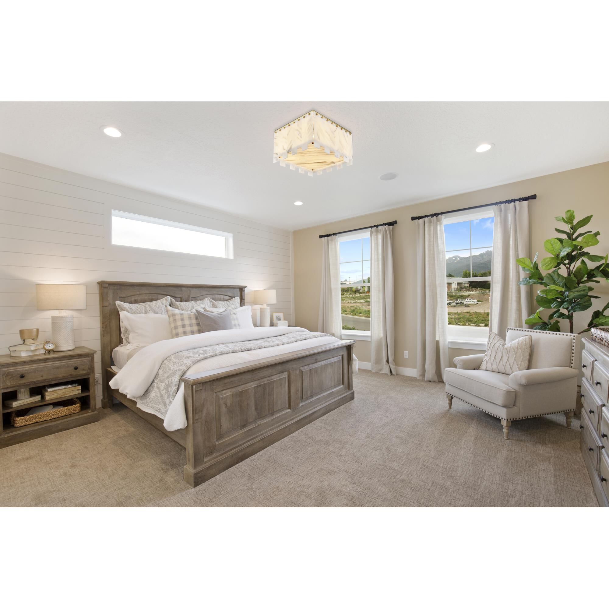 Viviana 17 Inch 6 Light Flush Mount by Z-Lite