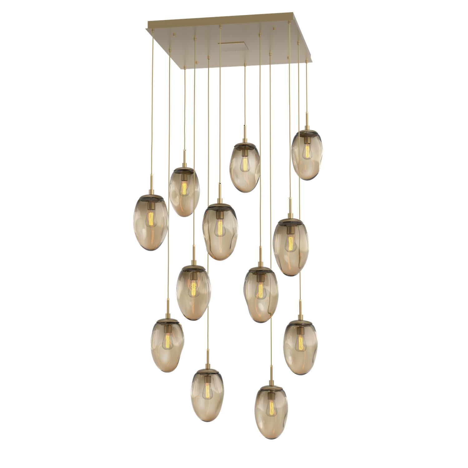Levi Wilson Nebula 35 Inch 12 Light Multi Light Pendant by Hammerton Studio