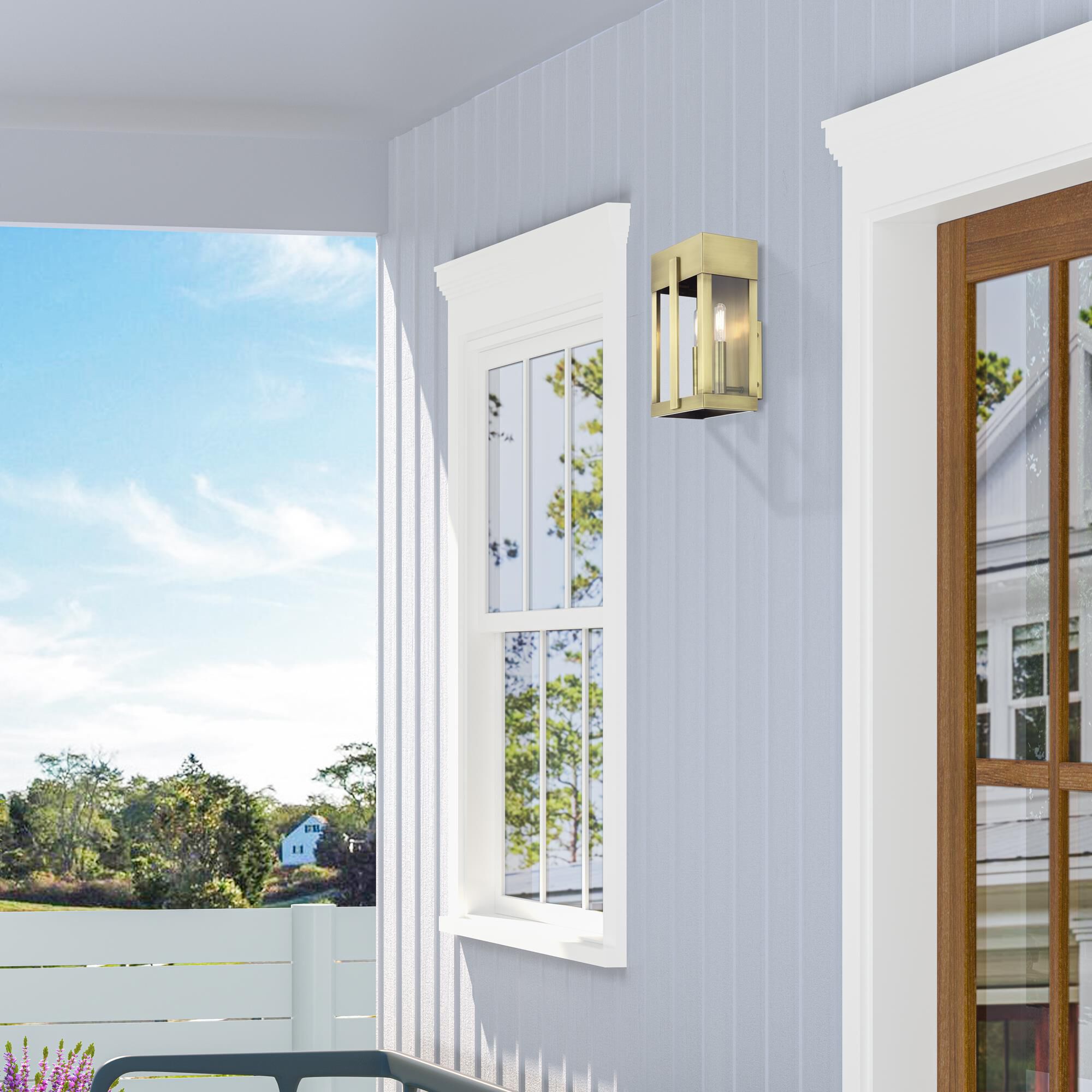 Berksford 7 Inch Outdoor Wall Light by Livex Lighting