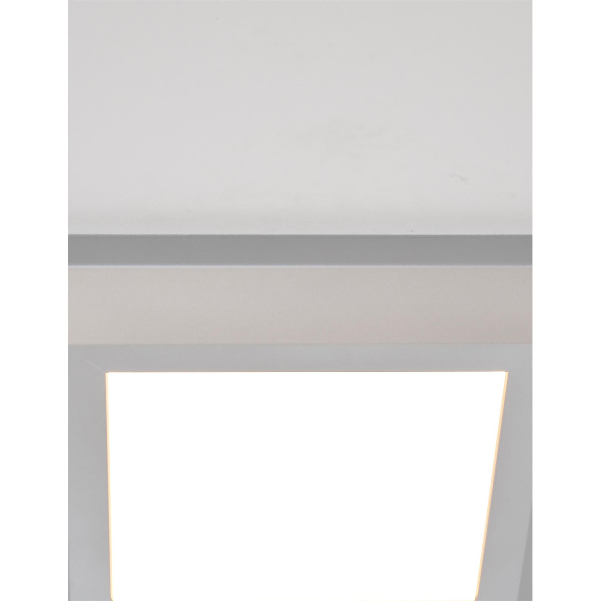 Shown in Satin Nickel finish and White Acrylic glass and 120 Volt Dimmer accent