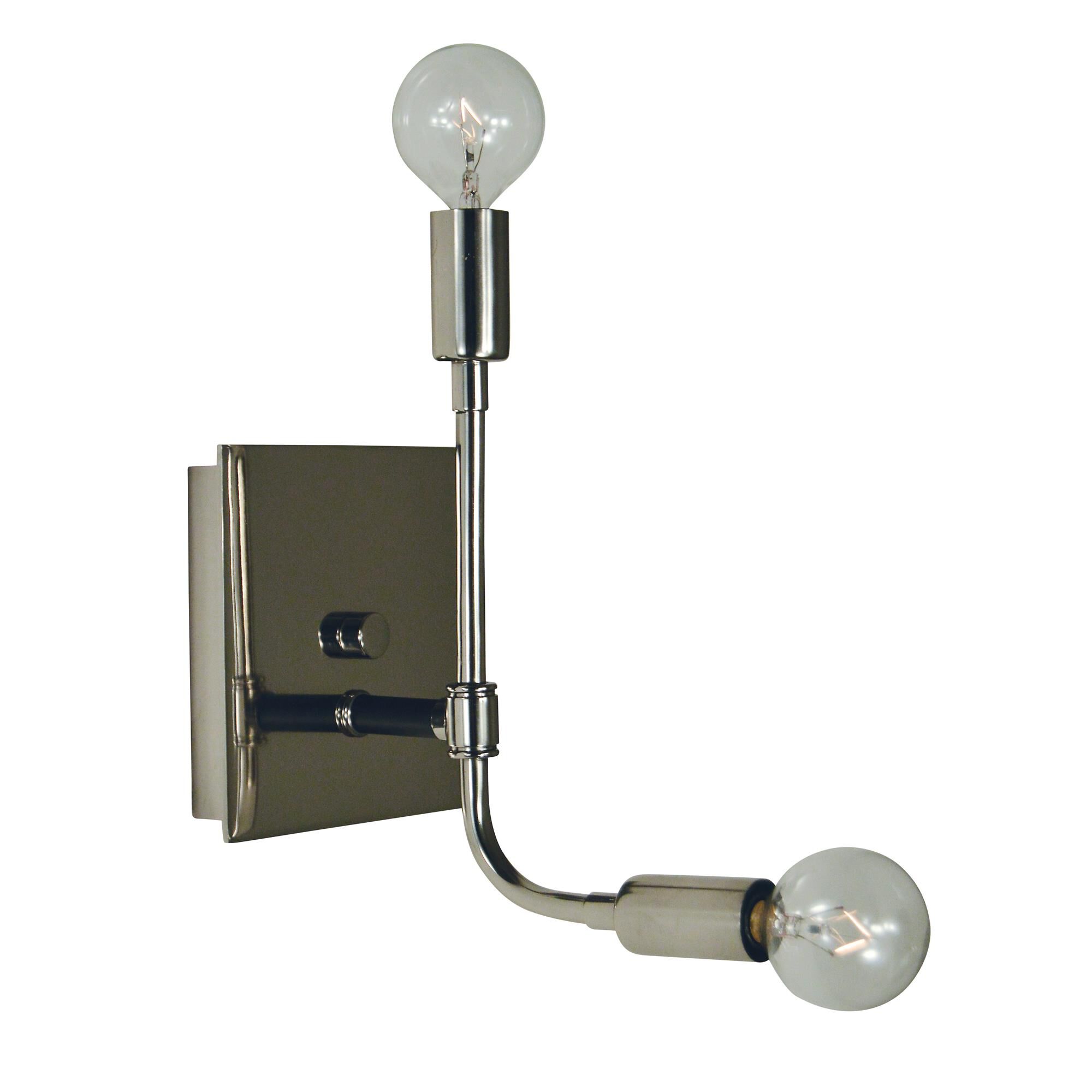 Shown in Polished Nickel with Matte Black Accents finish