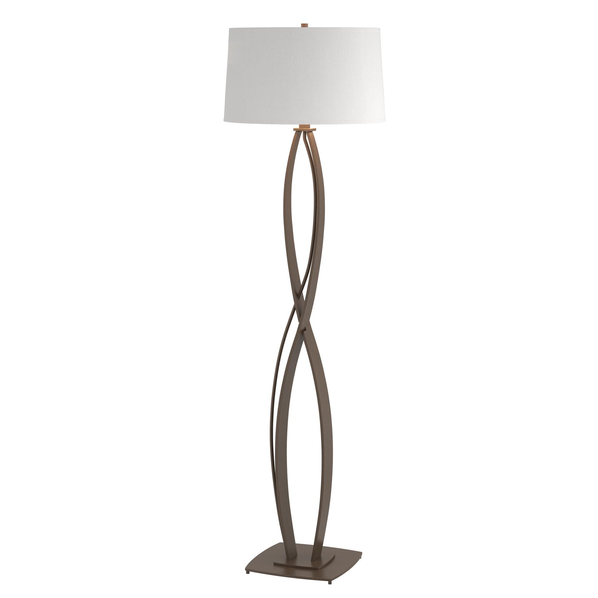Shown in Bronze finish and Natural Anna shade