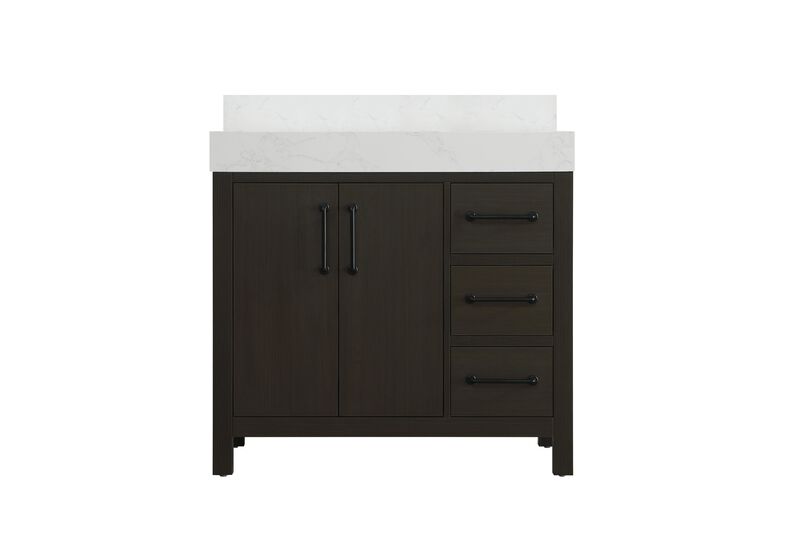 Nathan 36 Inch Bath Vanity by Elegant Dcor