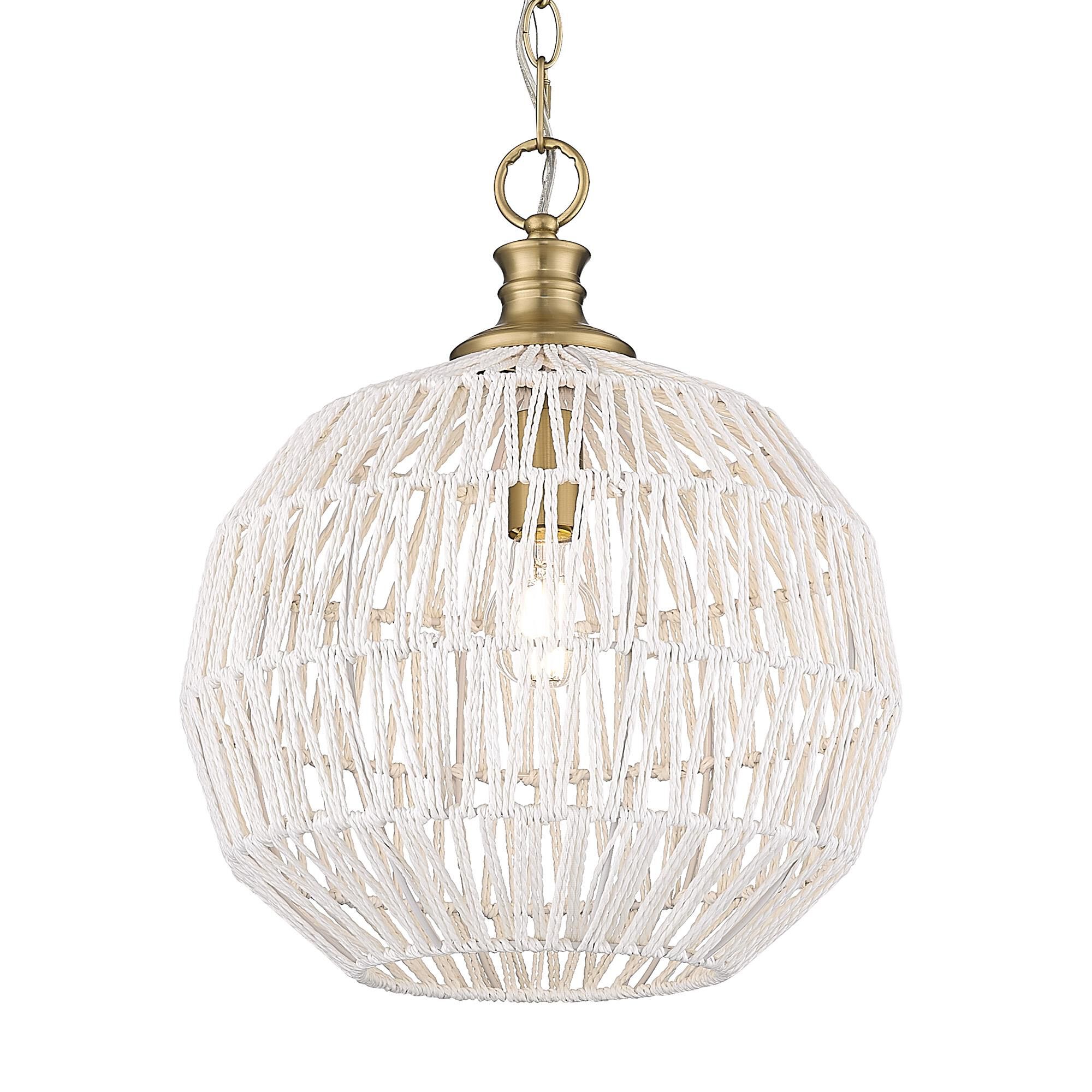 Florence 14 Inch Large Pendant by Golden Lighting