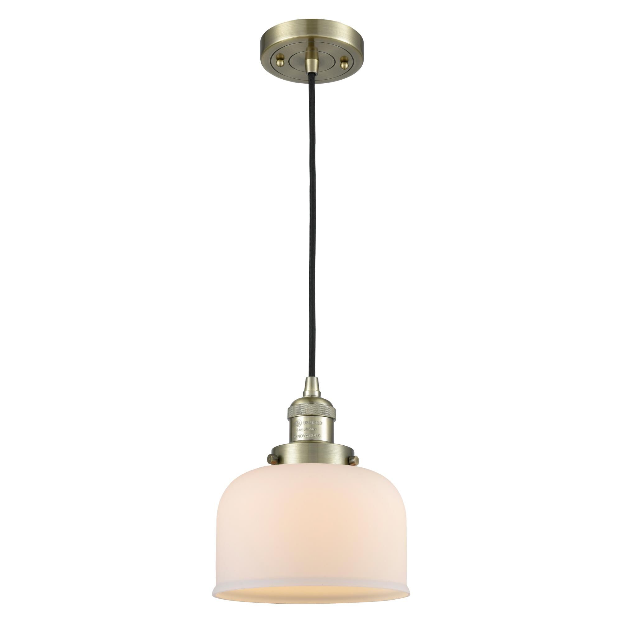 Bruno Marashlian Large Bell 8 Inch Mini Pendant by Innovations Lighting