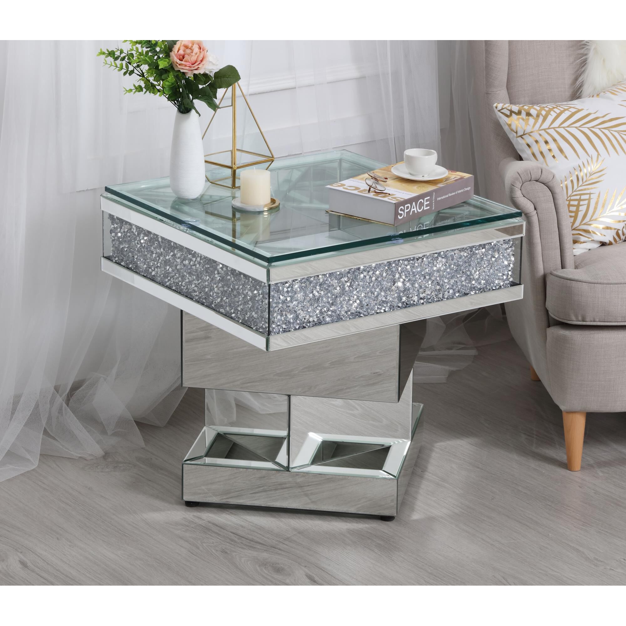 Shown in Clear finish