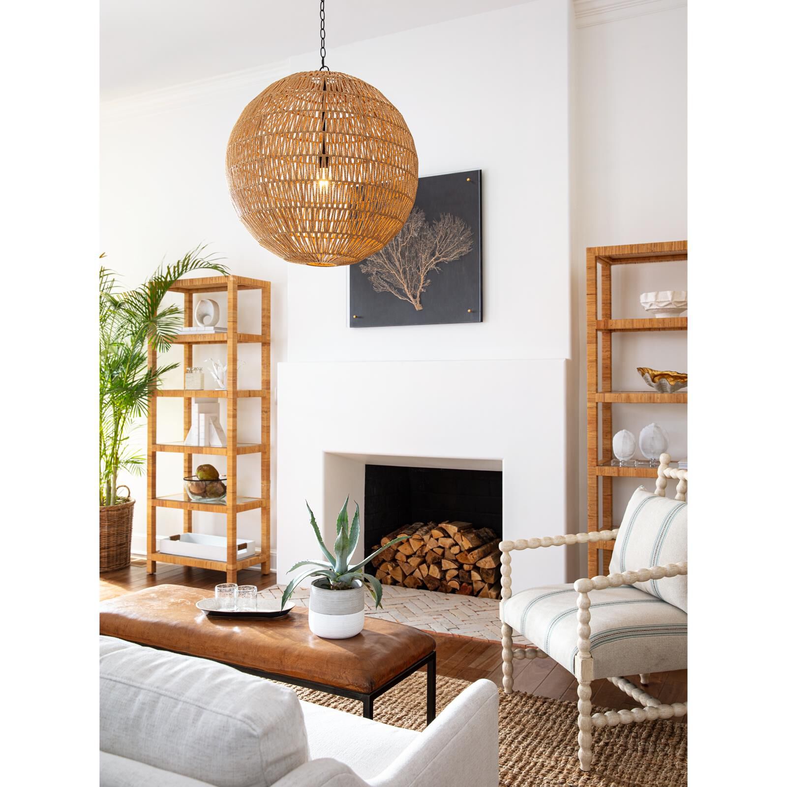 Seaside 26 Inch Large Pendant by Regina Andrew