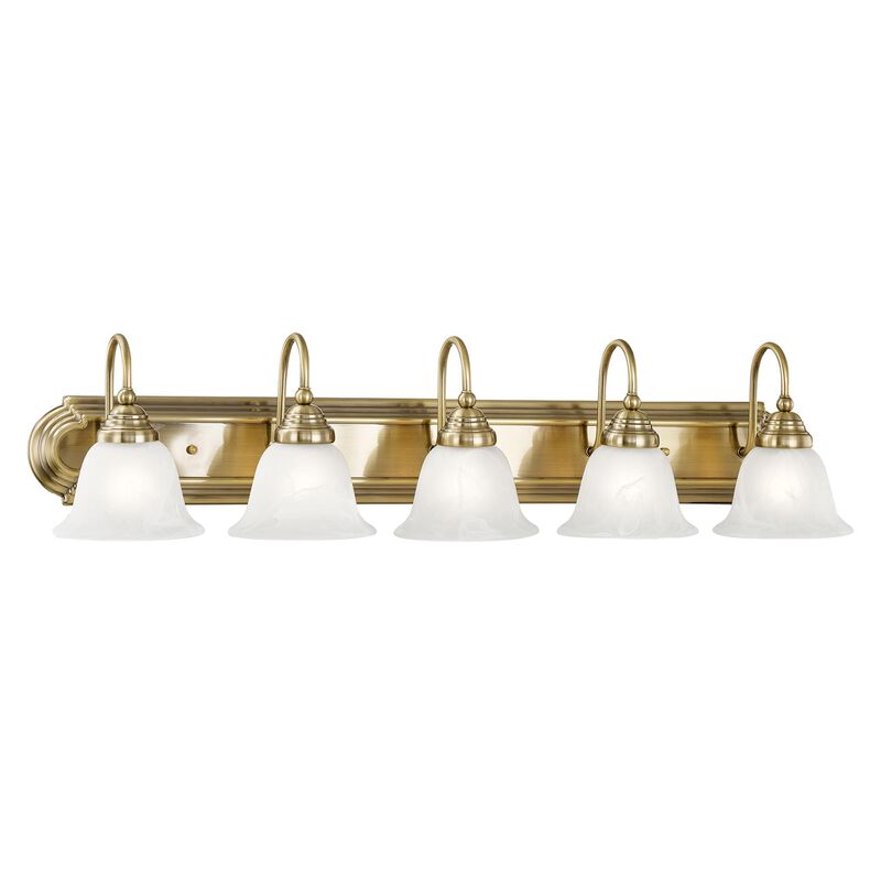 Belmont 36 Inch 5 Light Bath Vanity Light by Livex Lighting