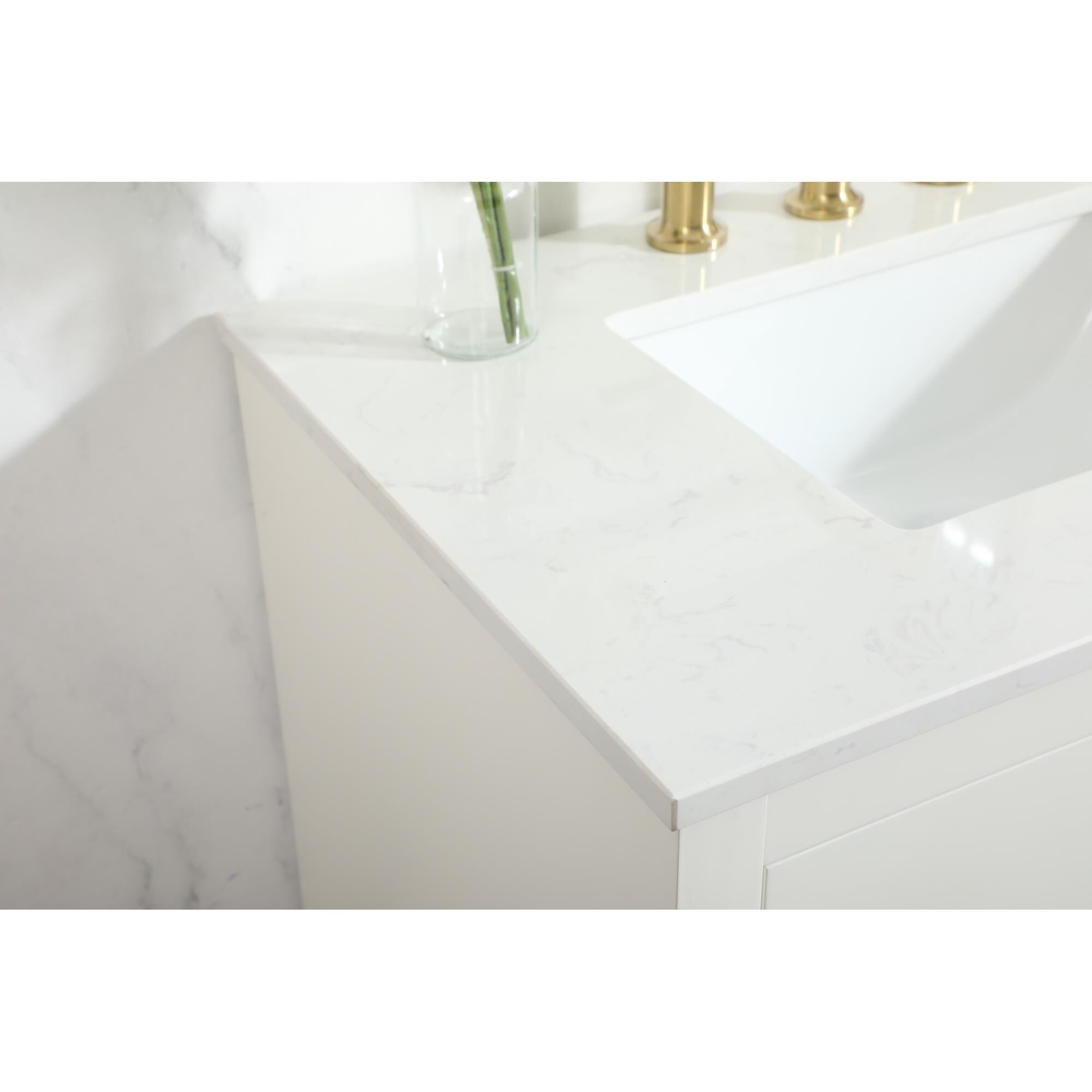 Shown in White finish