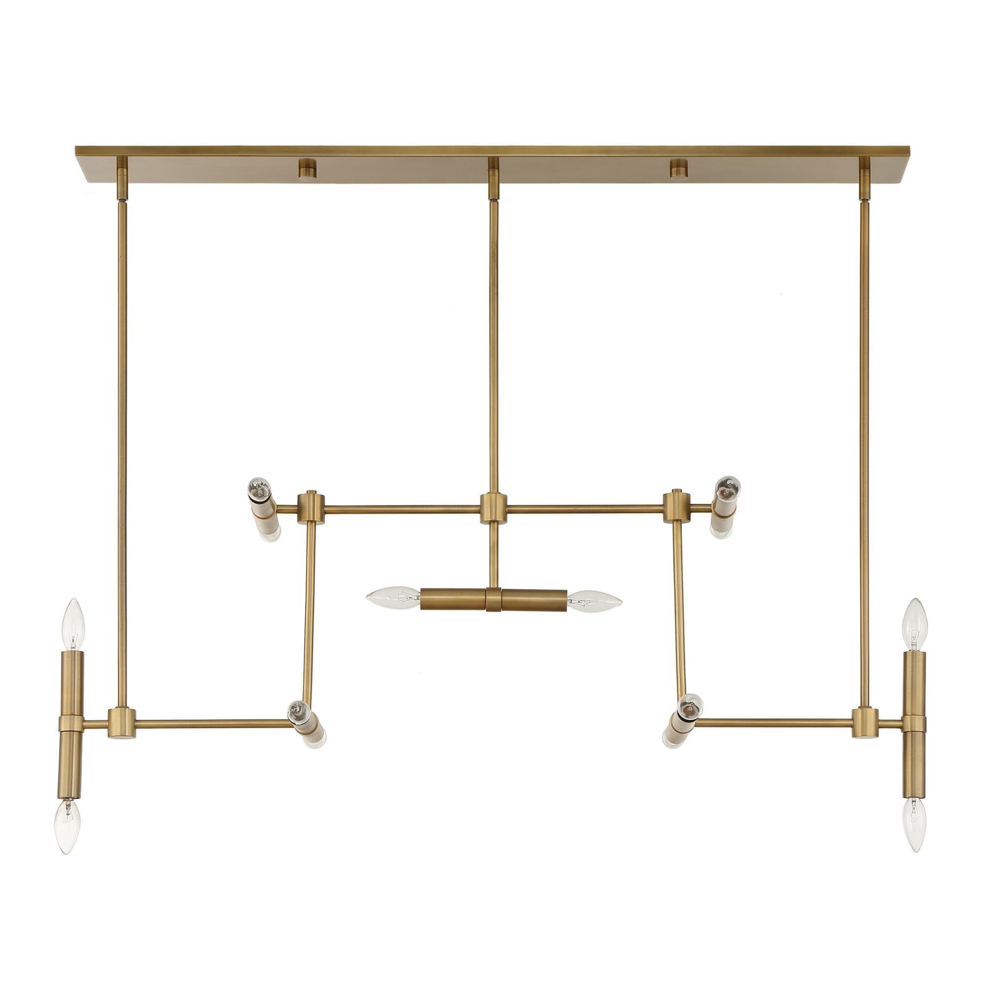 Sergio Orozco Designs Cadre 46 Inch Linear Suspension Light by Uttermost