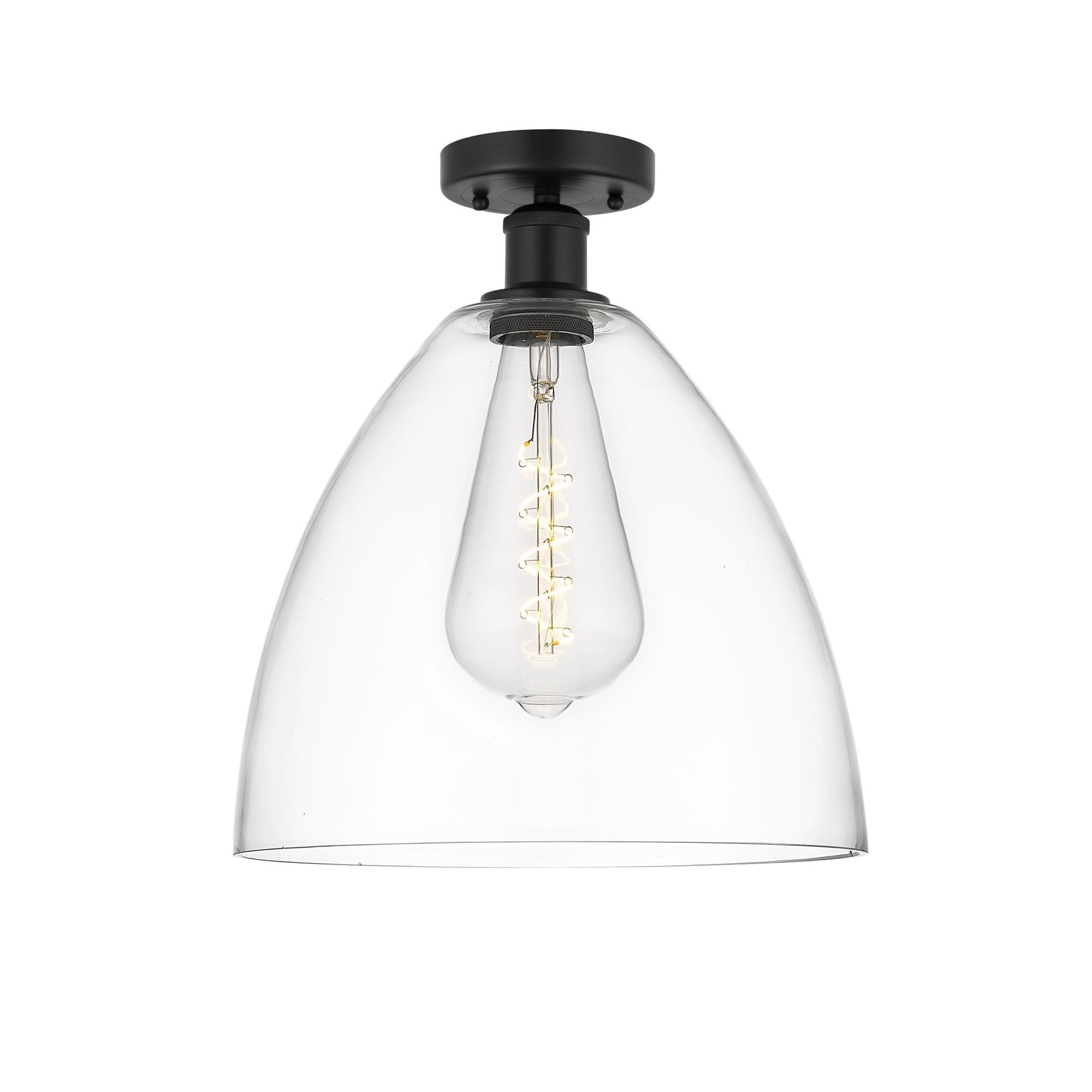 Bruno Marashlian Bristol Glass 12 Inch 1 Light Semi Flush Mount by Innovations Lighting