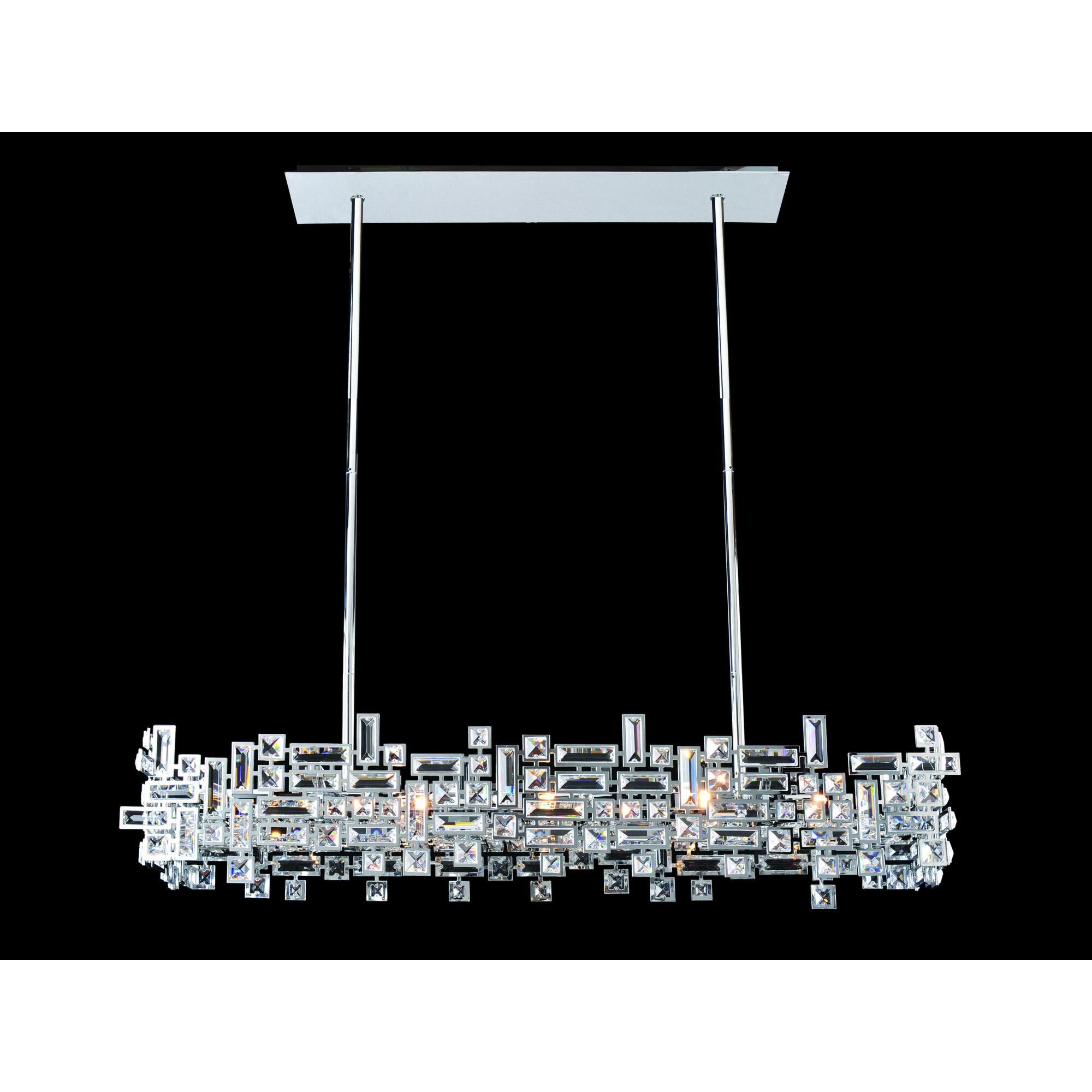 Vermeer 44 Inch 8 Light Linear Suspension Light Capitol Lighting