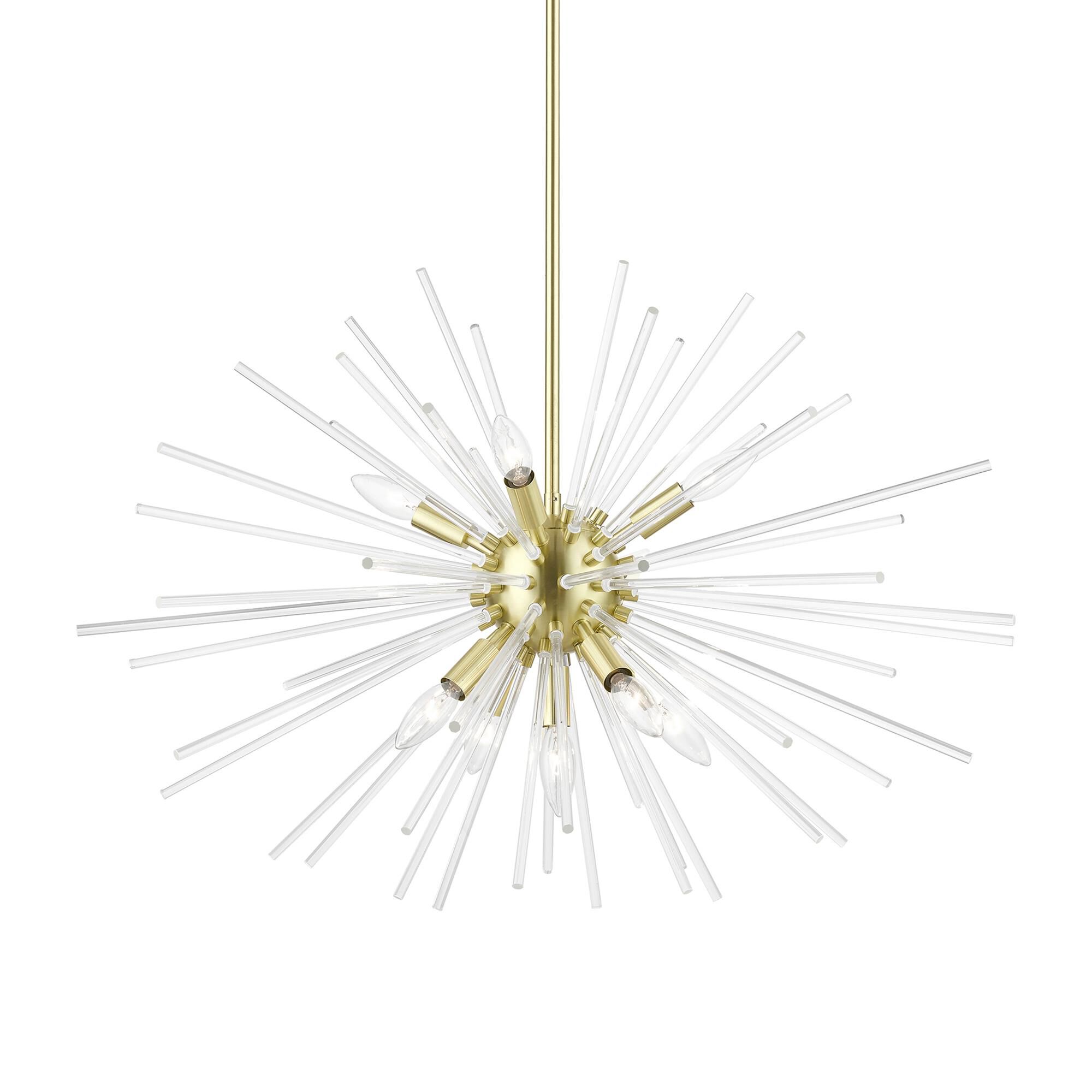 Utopia 32 Inch 9 Light Chandelier by Livex Lighting