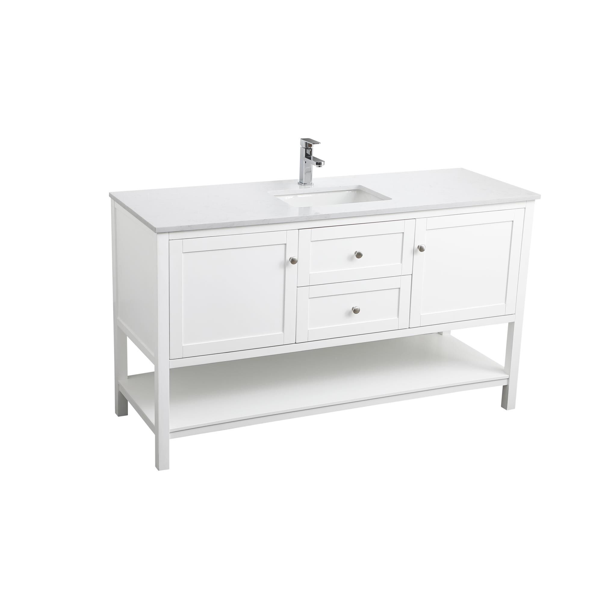 Heath 60 Inch Bath Vanity by Elegant Decor