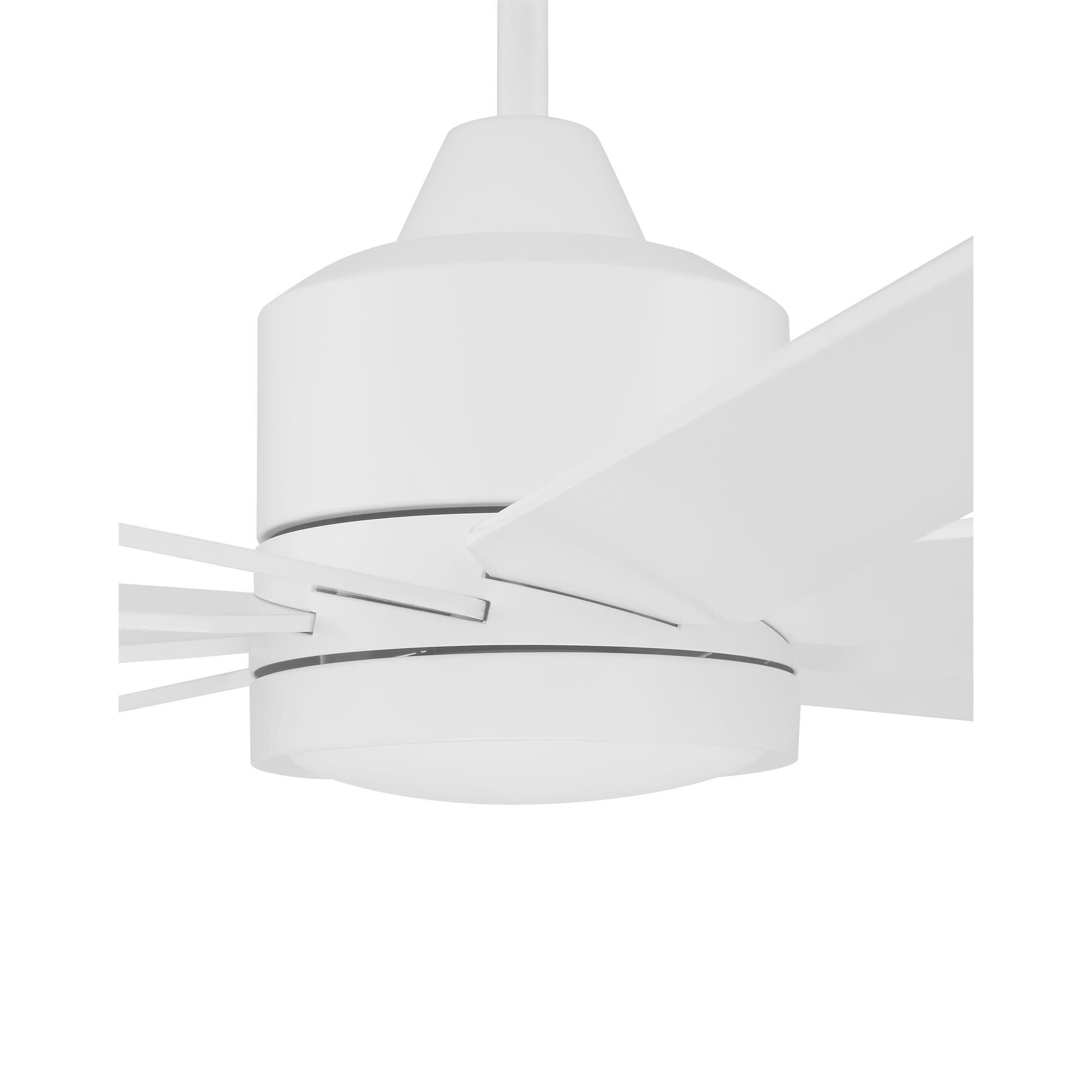 Shown in Matte White finish and Frost White Opal glass