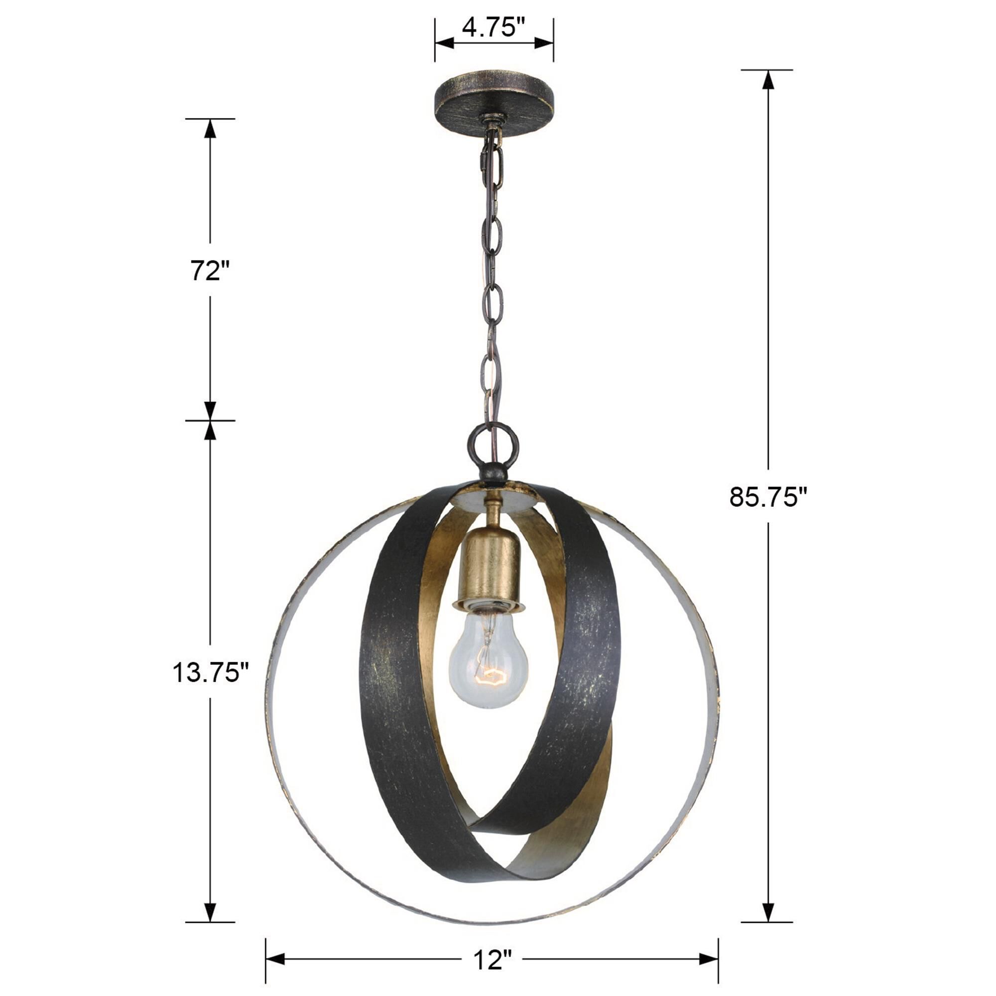 Shown in English Bronze + Antique Gold finish