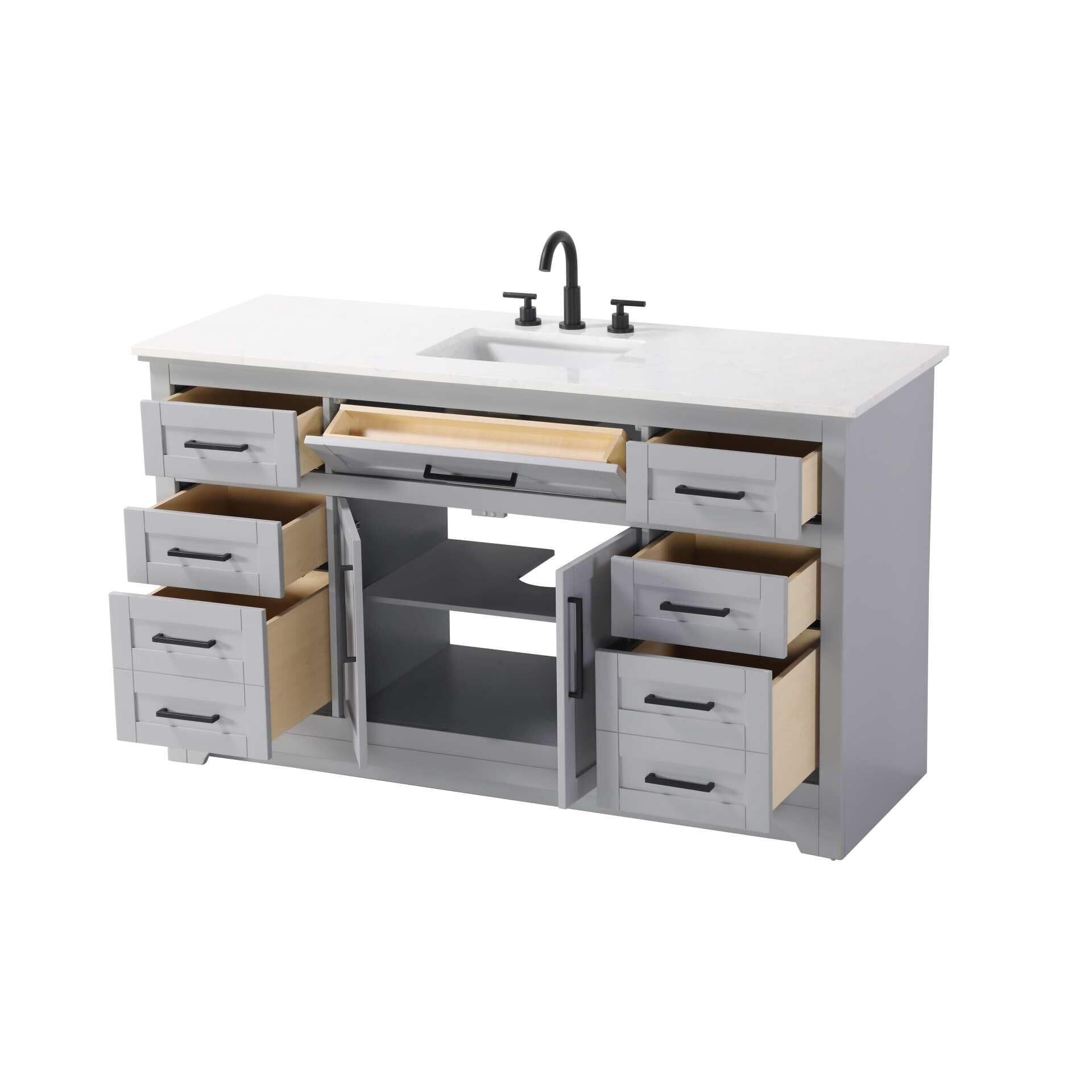 Shown in Grey finish