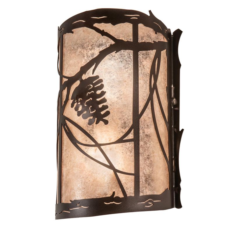 Whispering Pines 14 Inch Wall Sconce by Meyda Lighting