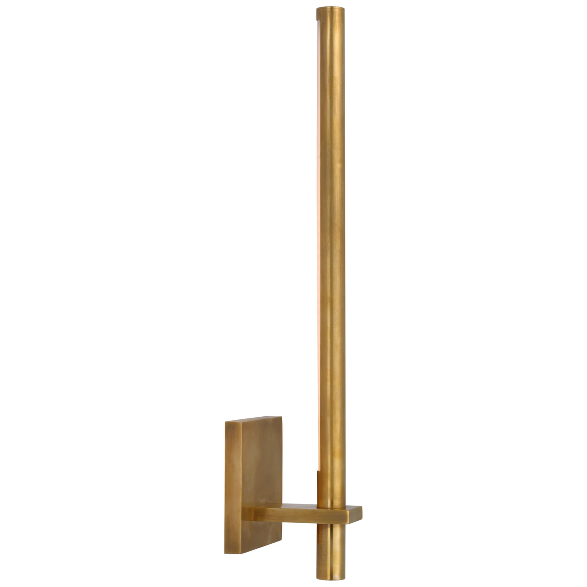 Shown in Antique-Burnished Brass finish and No Option shade