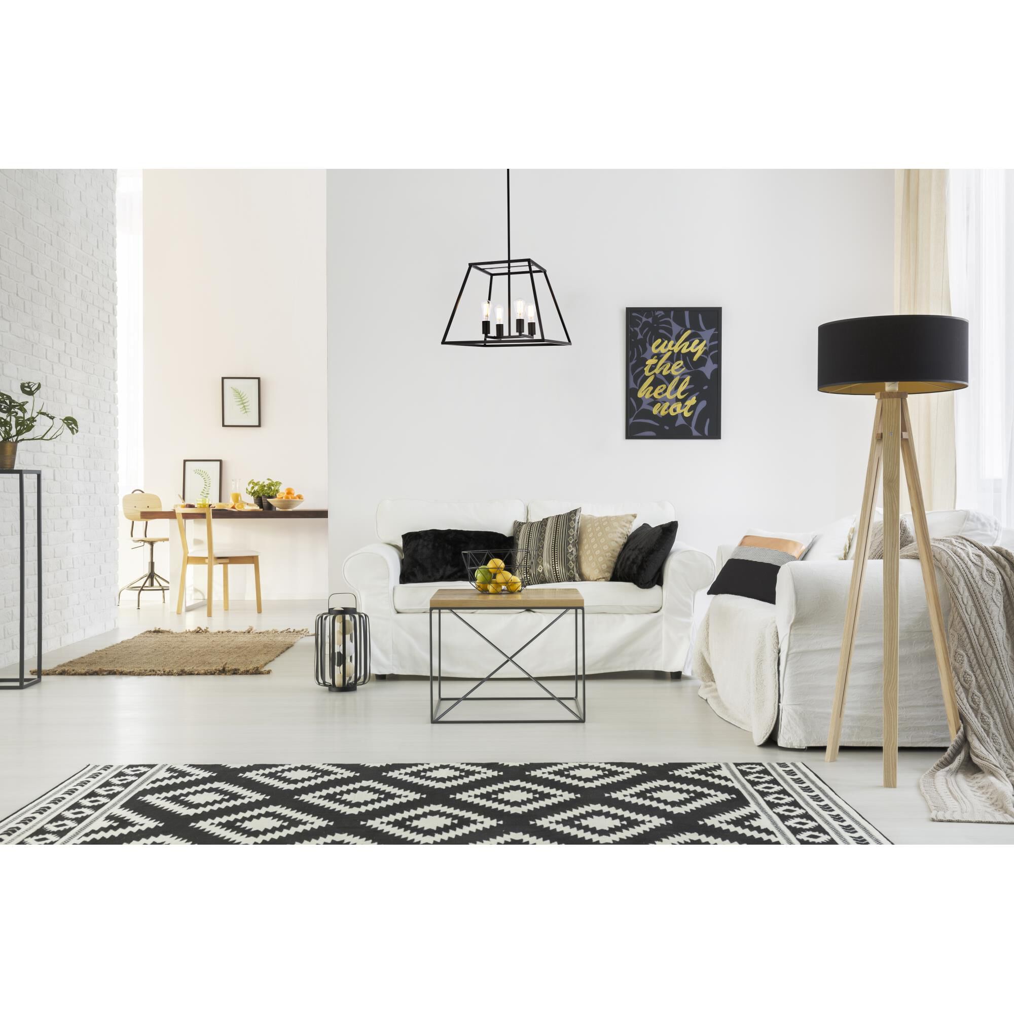 Shown in Black finish