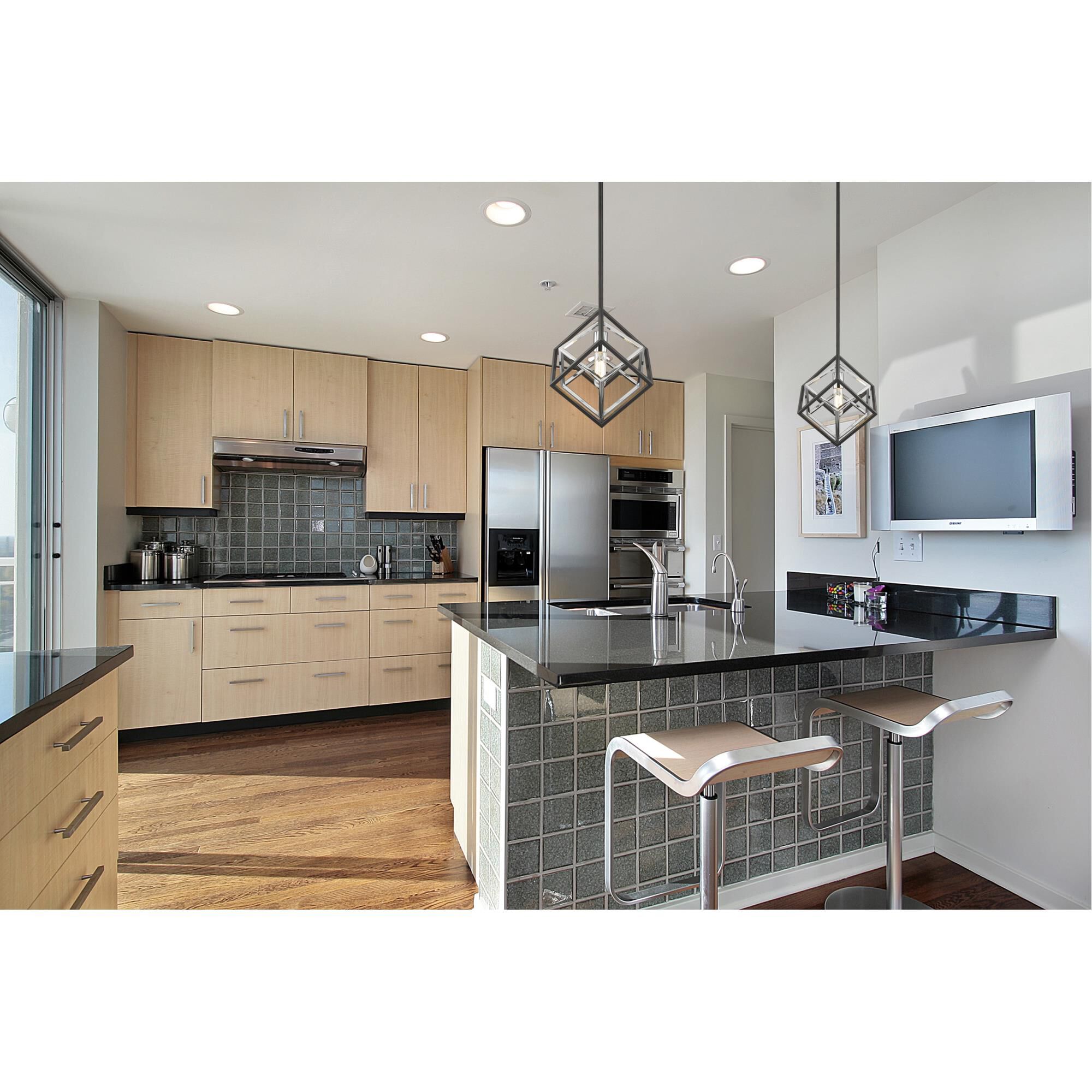 Shown in Matte Black and Chrome finish